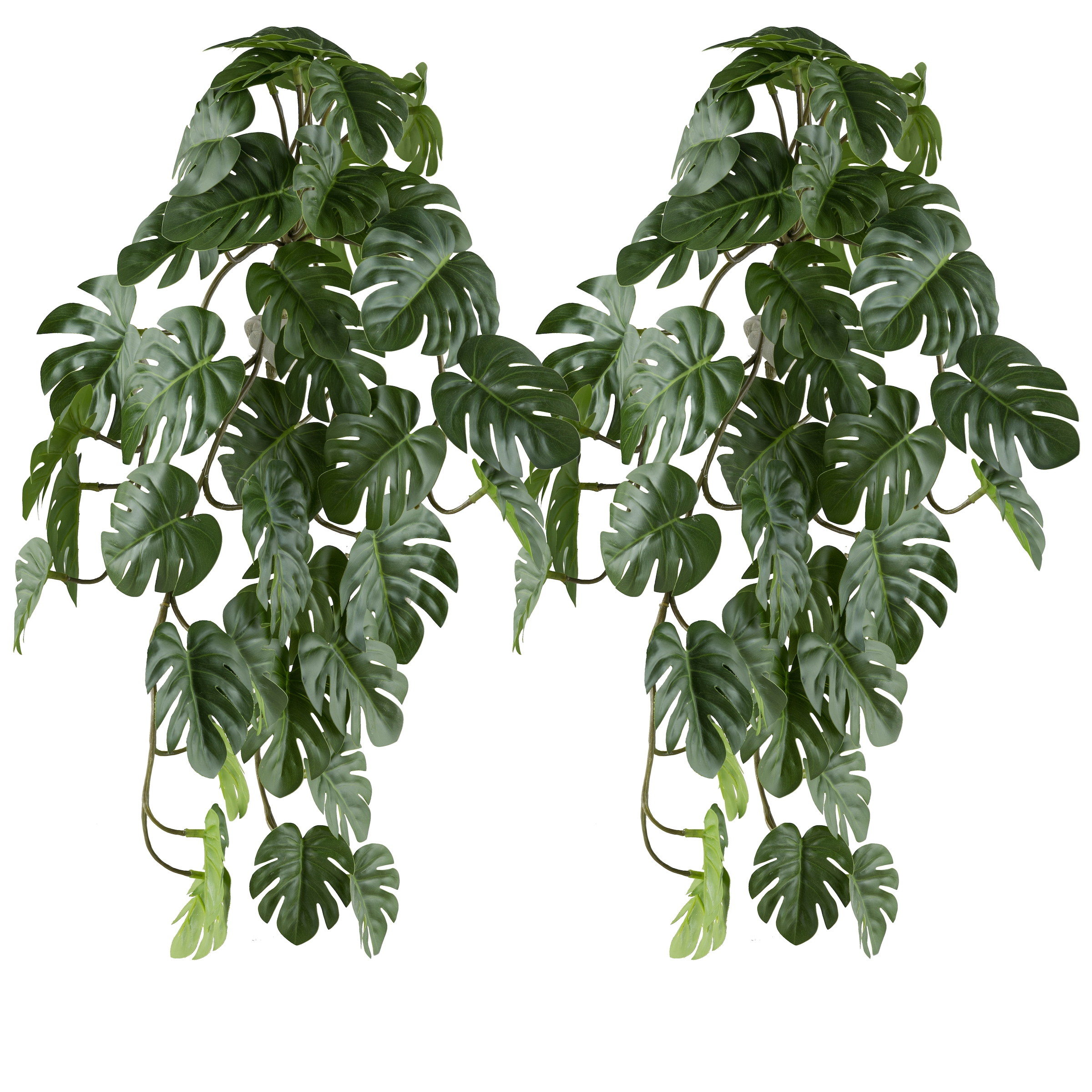 Creativ green Kunstranke "Hängepflanze Splitphilodendron", mit naturgetreue günstig online kaufen