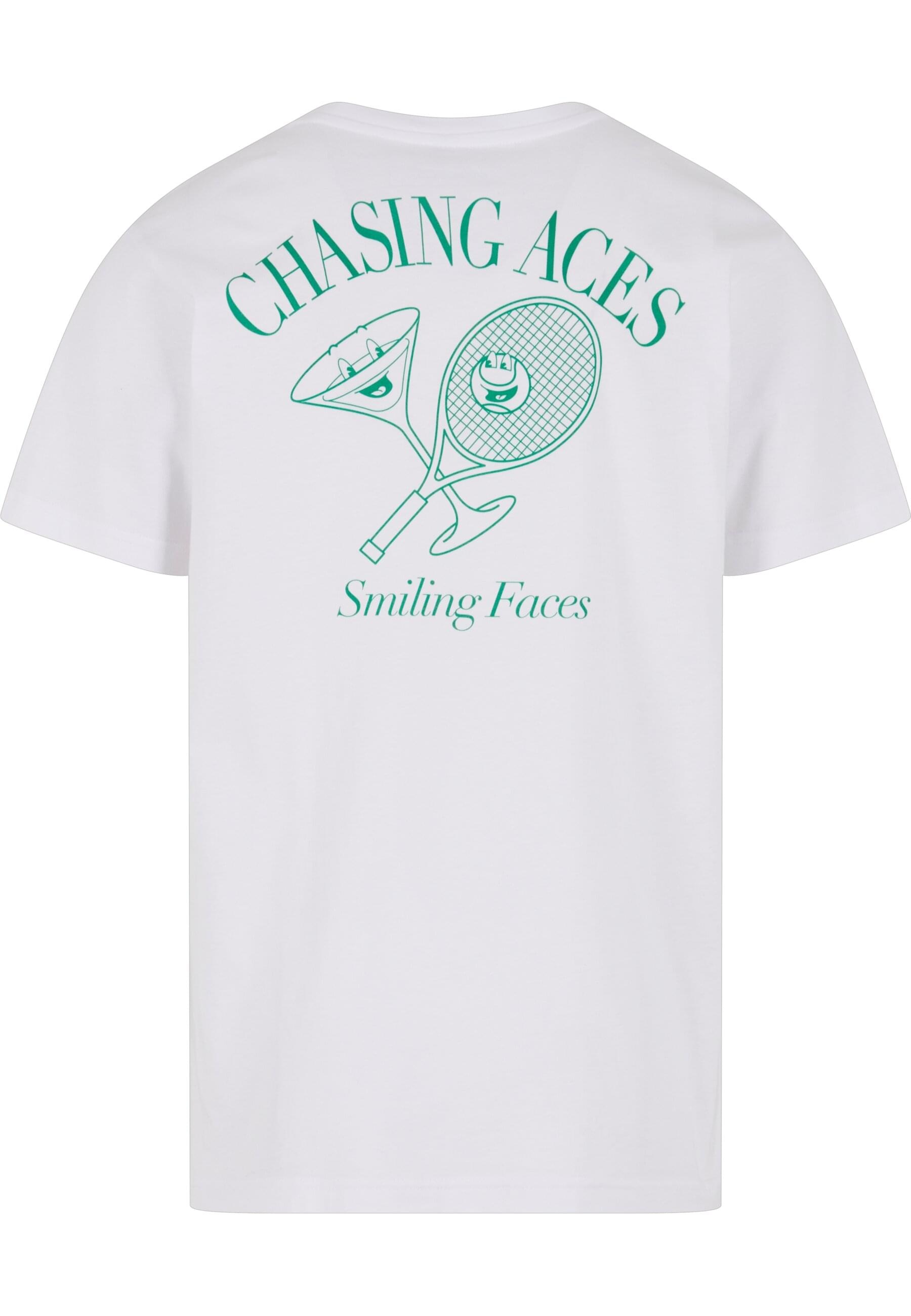 MisterTee T-Shirt "MisterTee Chasing Aces Smiling Faces Tee" 1 Stk. tlg. günstig online kaufen