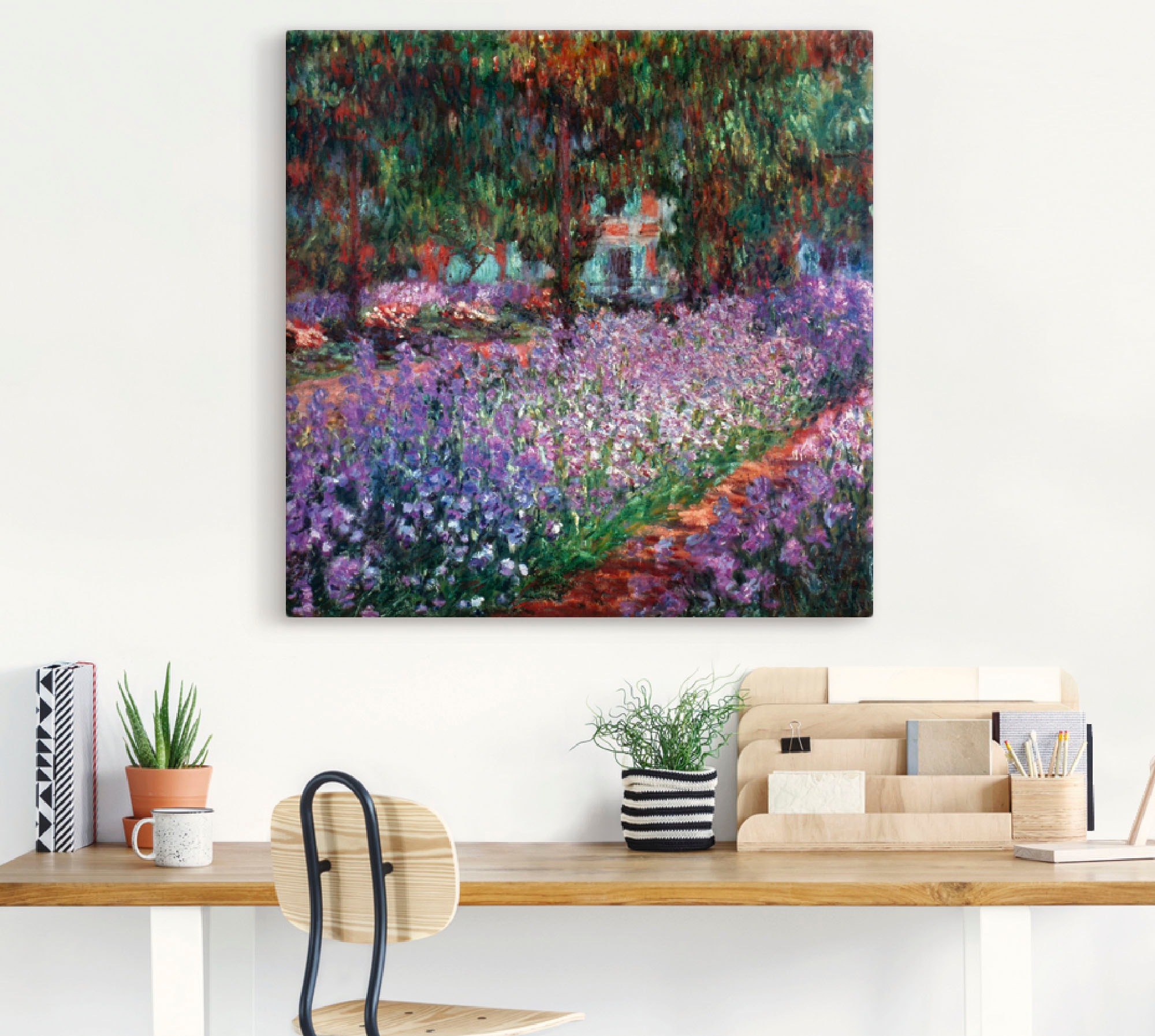 Artland Wandbild St.), als Poster Wandaufkleber Giverny«, (1 kaufen Garten, | Größen des versch. in Garten Künstlers Alubild, »Der oder bei BAUR Leinwandbild