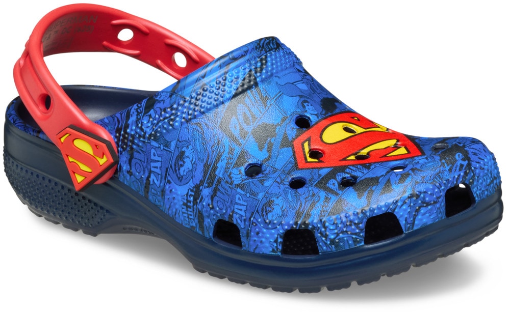 Crocs Clog "Superman Classic Clog K" Hausschuh, Kindergartenschuh mit coole günstig online kaufen