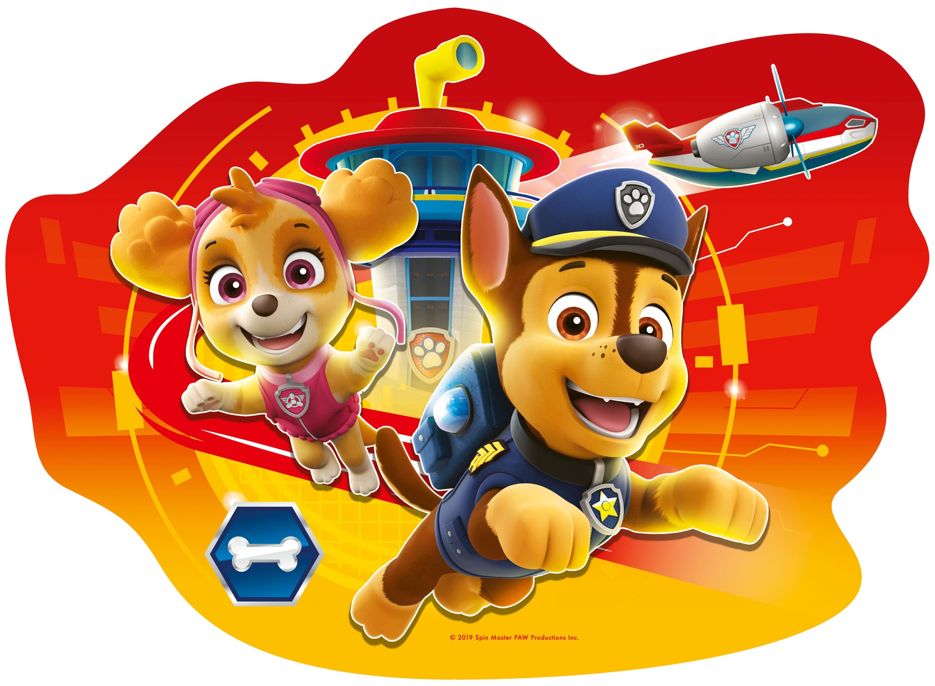 Ravensburger Konturenpuzzle »Paw Patrol, Helden mit Fell« Made in Europe