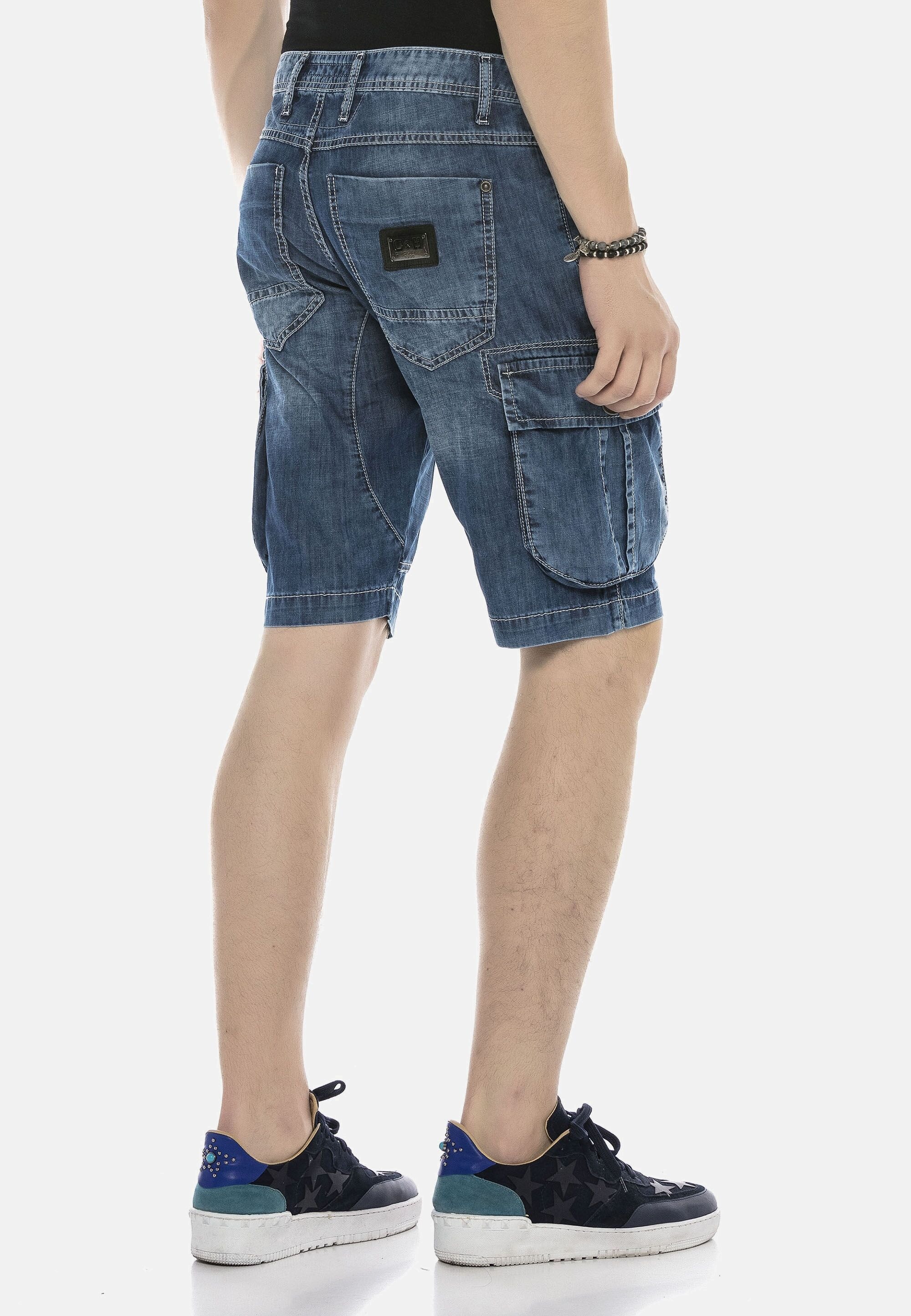 Cipo & Baxx Jeansbermudas »Bermuda & Short«, aus reiner Baumwolle