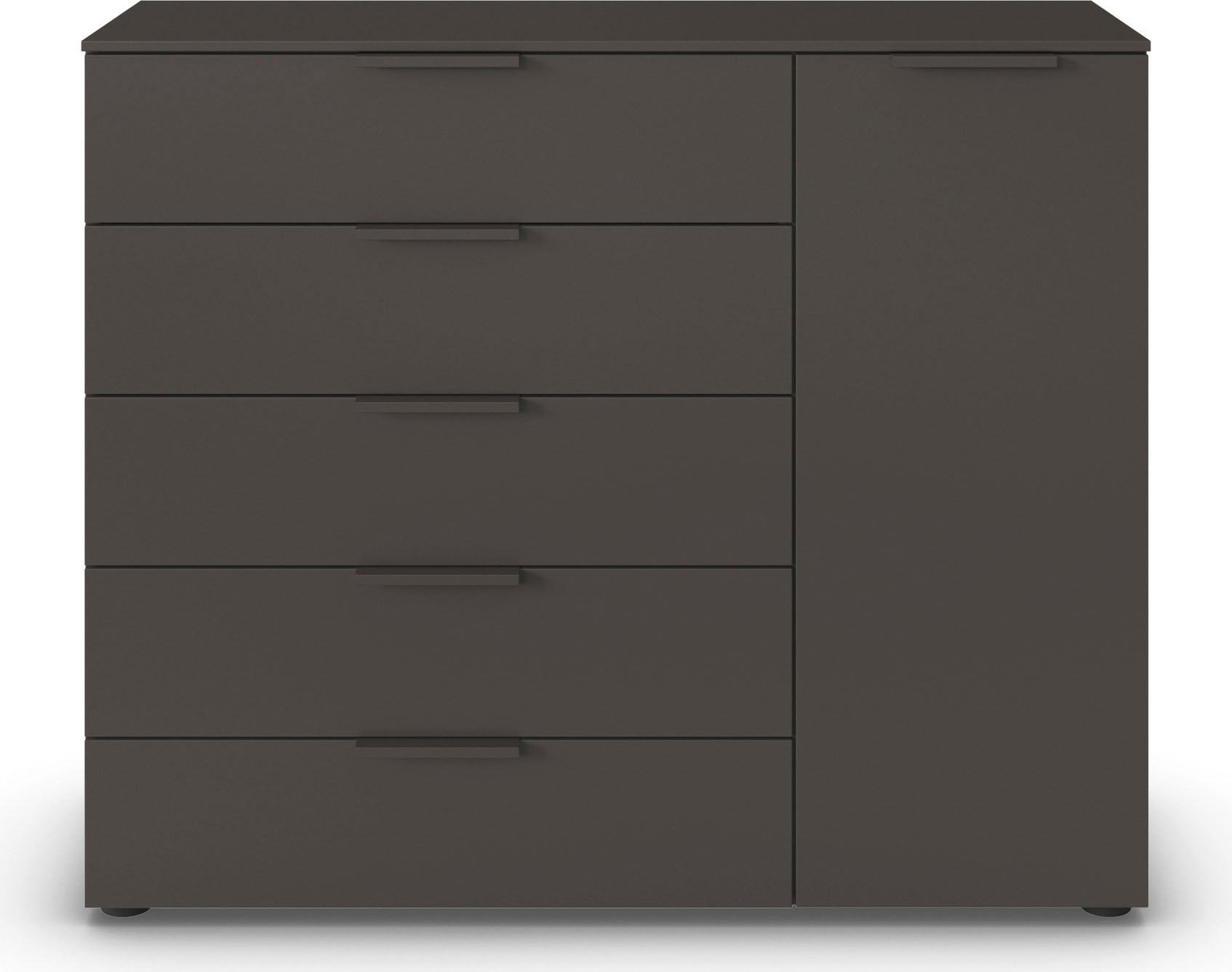rauch Schubkastenkommode »Kommode Türkommode Sideboard Kombikommode FLIPP« Breite 120 cm mit 2 Einlegeböden,  1-türig mit  5 Schubladen und Soft-Close-Funktion