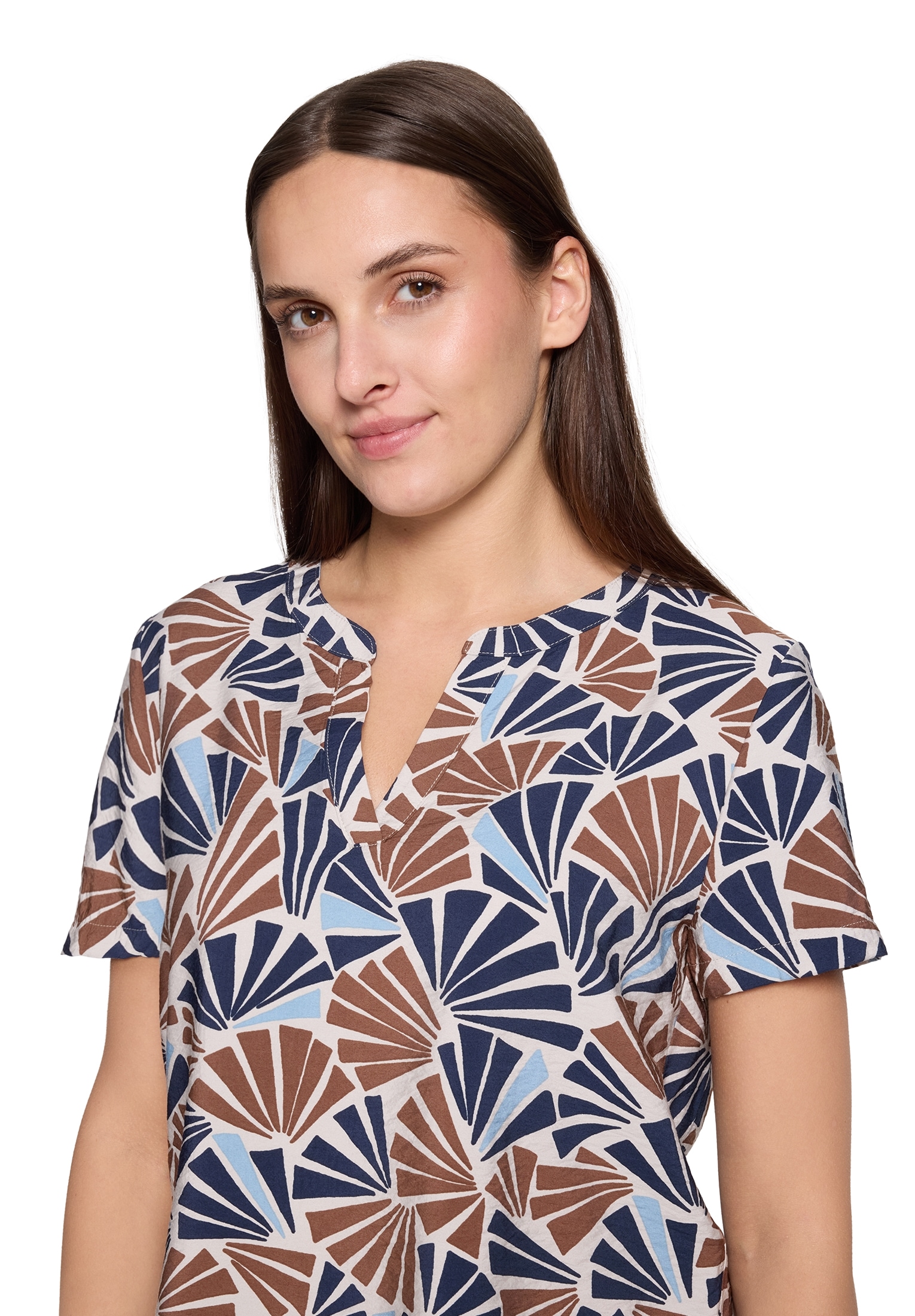 Betty&Co Schlupfbluse »Damen kurzarm«