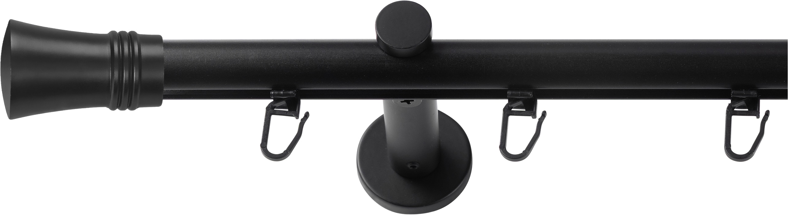 SN DECO GROUP Gardinenstange Ø 19 mm 1 läufig-läufig Fixmaß;kürzbar