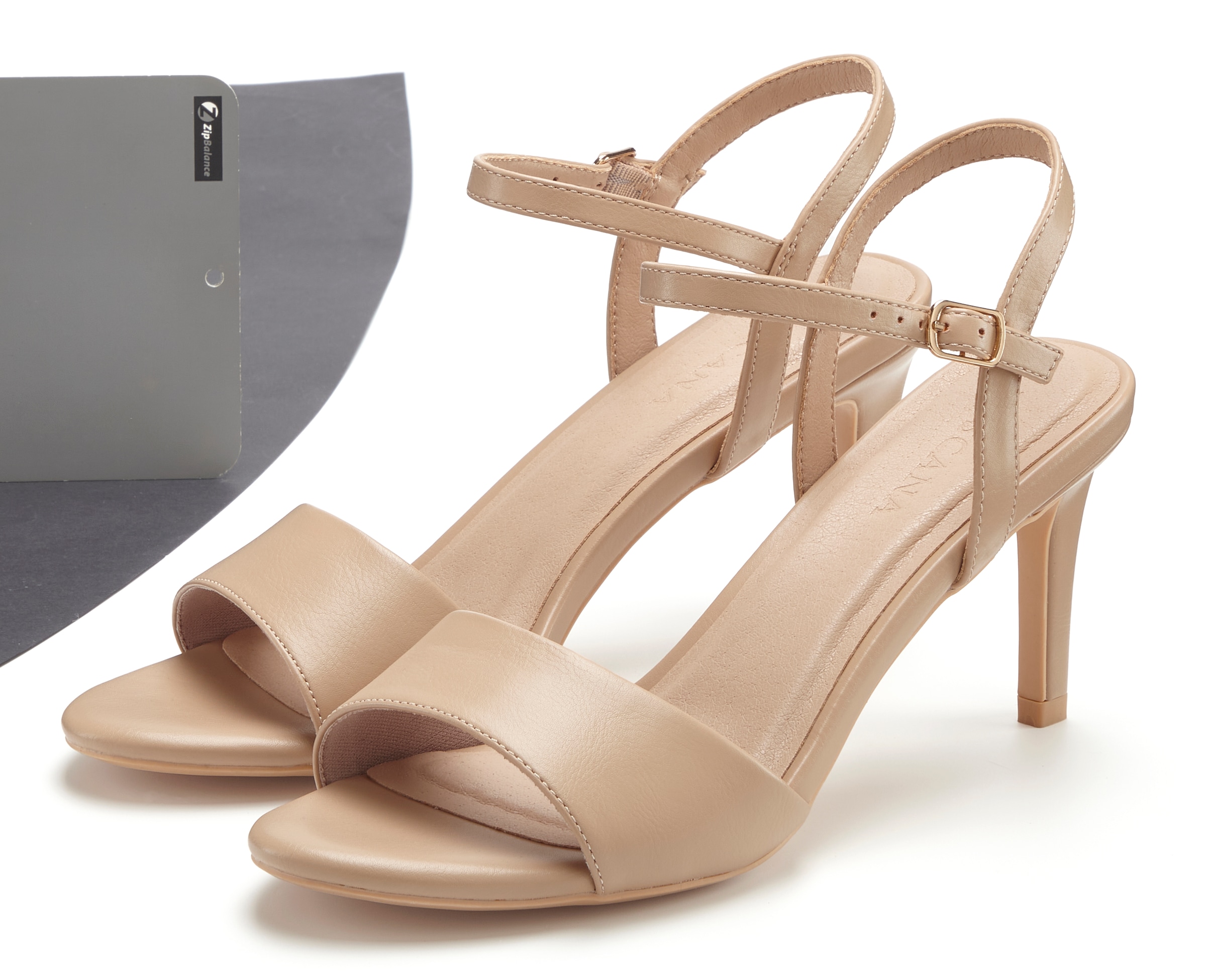 LASCANA High-Heel-Sandalette »Sommerschuh«, Riemchensandalette, klassisch elegantes Design VEGAN