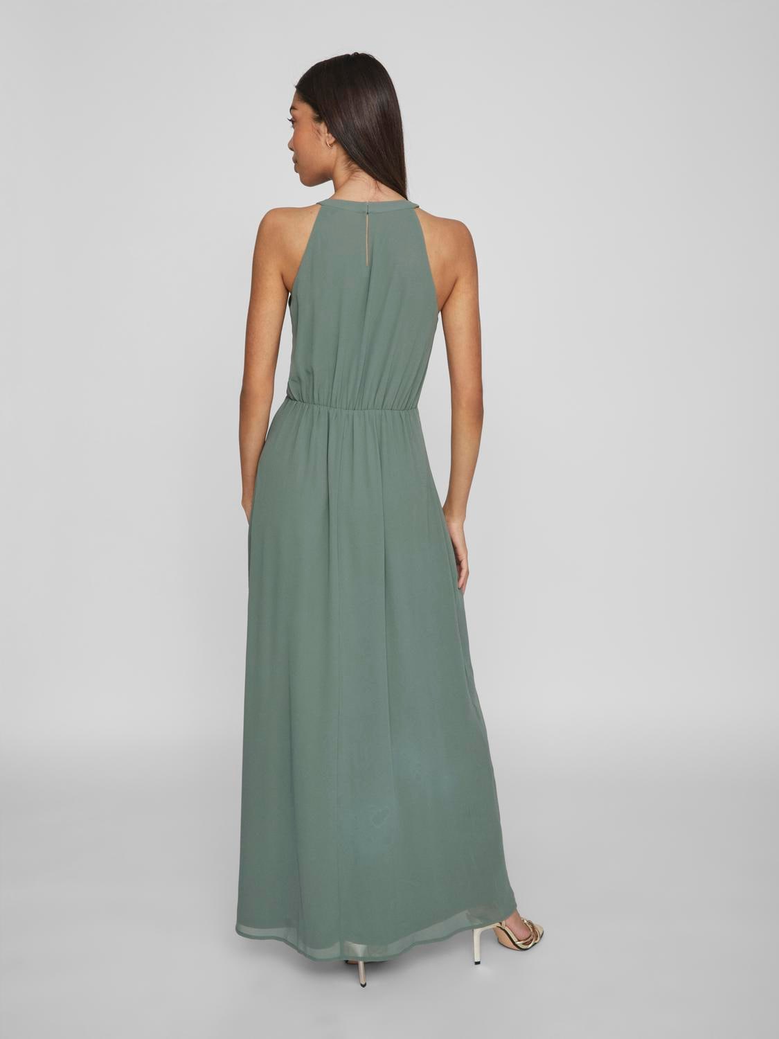 Vila Maxikleid "VIMILINA HALTERNECK MAXI DRESS - NOOS" günstig online kaufen