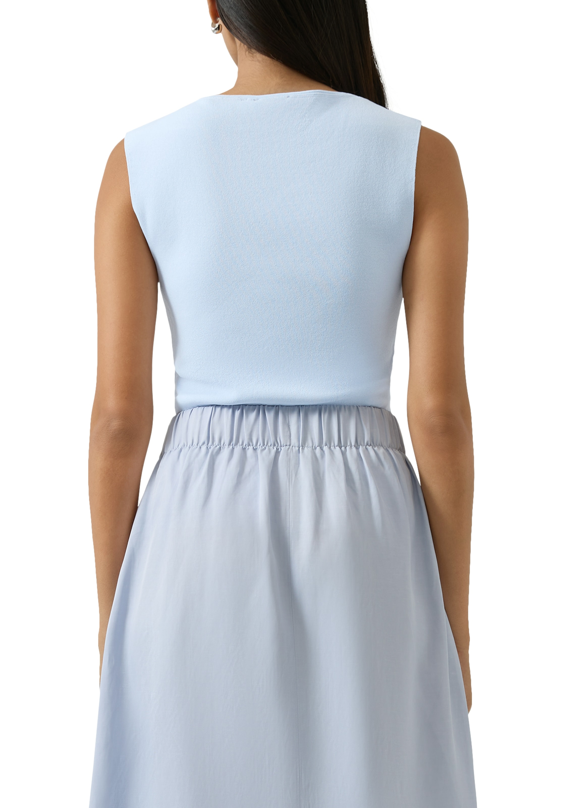 s.Oliver BLACK LABEL Kurzarmshirt mit Träger Detail