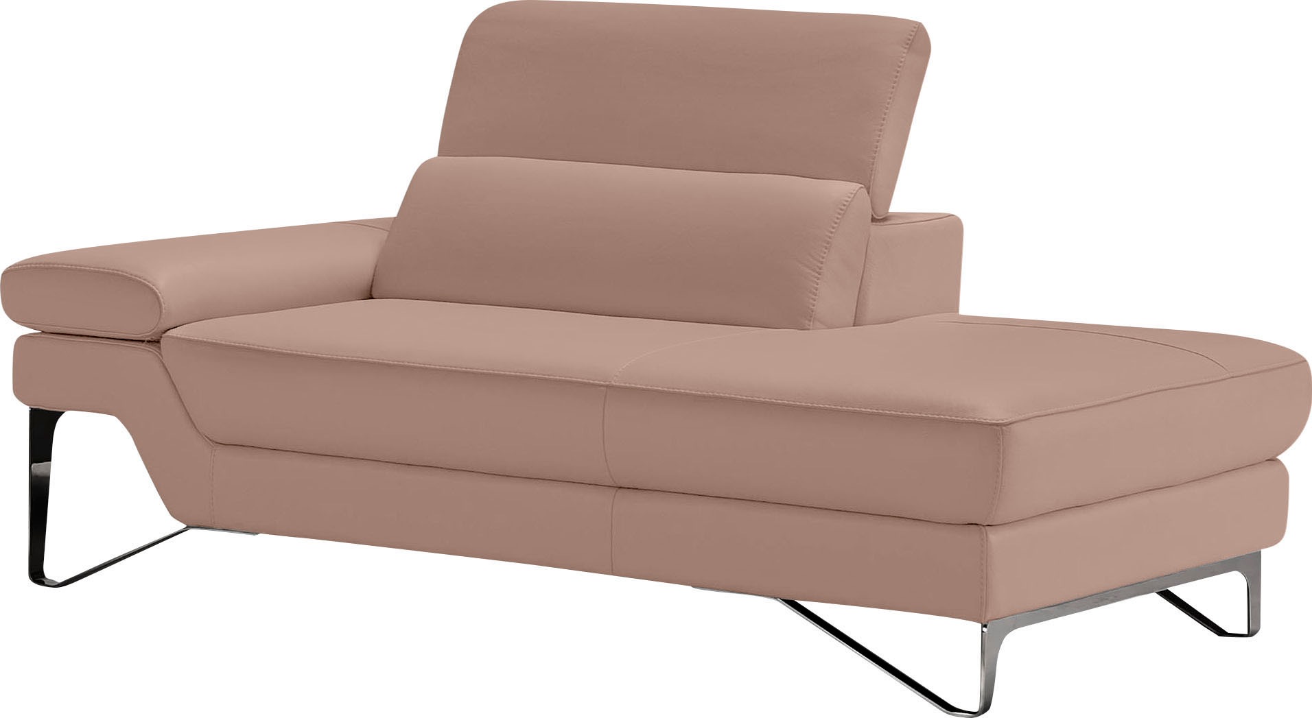 Egoitaliano Ottomane "Princess, elegantes Designsofa mit erstklassigem Sitzkomfort,", inkl. verstellbarem Kopfteil und e