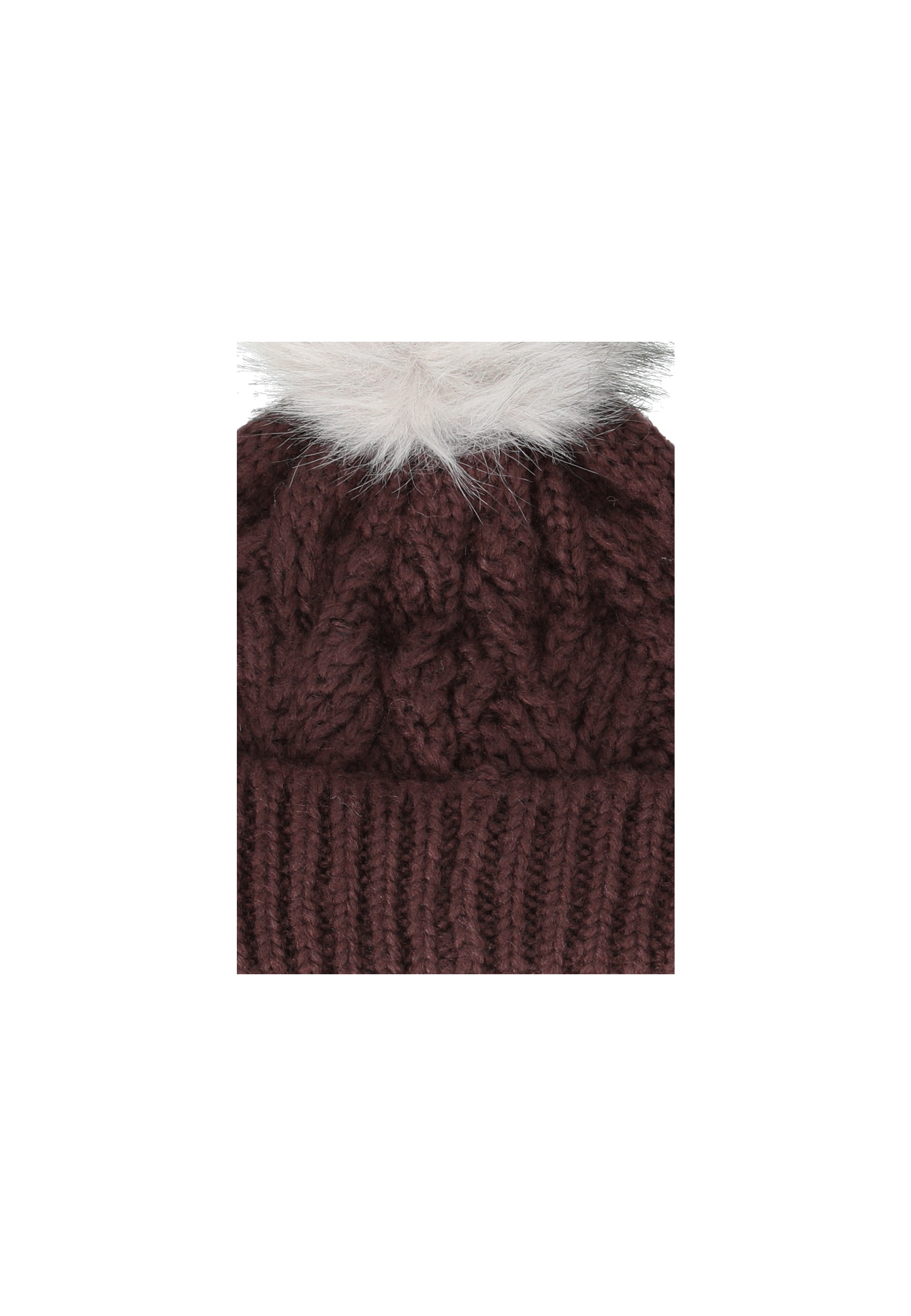 ZIGZAG Beanie »Rachel«, mit wärmendem Strickmuster mit stylischer Bommel