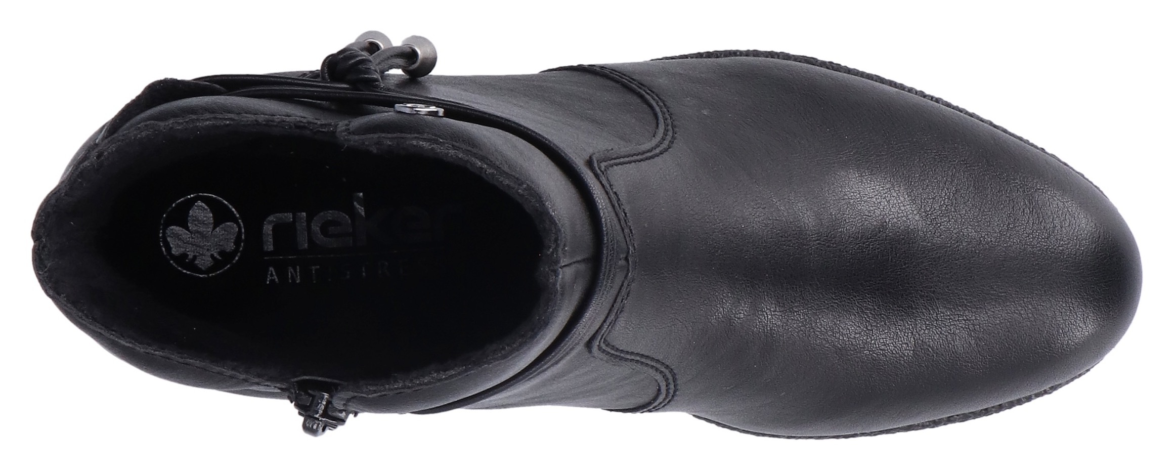 Rieker Stiefelette, Businessstiefelette, Blockabsatz, Boots mit Innenreißverschluss