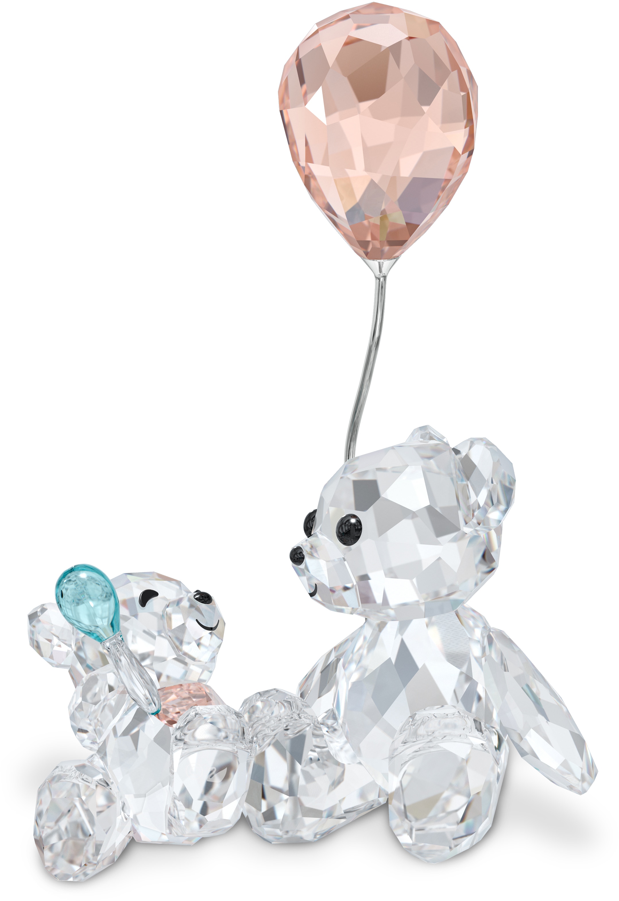 Emaille BAUR 5557542«, Kristall Kris Bear Dekofigur Swarovski® »Kristallfigur Luftballon, mit Swarovski Mutter & schwarzem | Little My Baby,