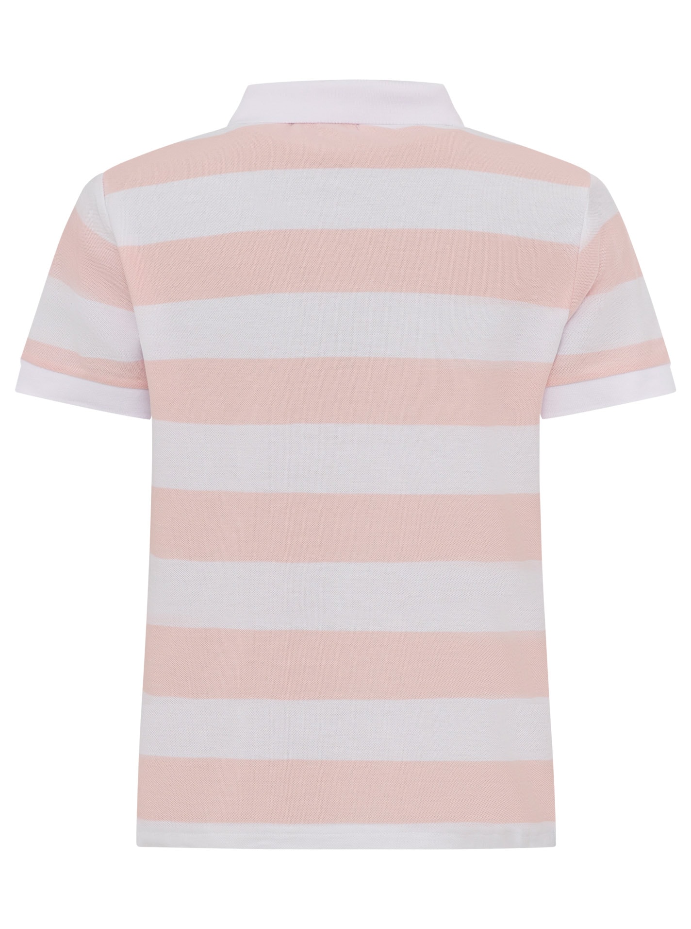 Zwillingsherz Poloshirt »Stripes« kurzarm, Polokragen und Knopfleiset abgesetzt, Herzknöpfe