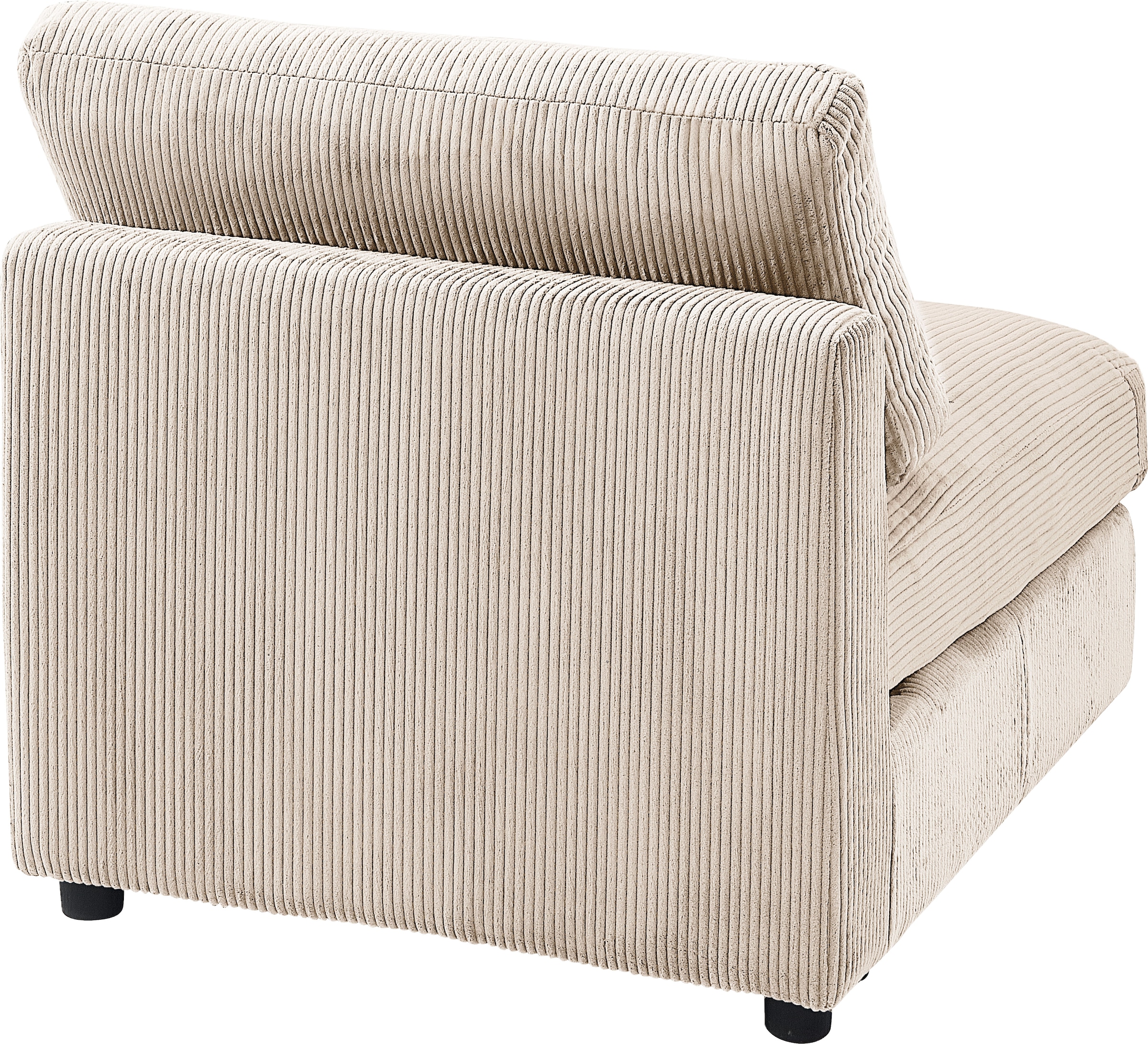 RAUM.ID 4-Sitzer »Bennid, XXL-Modulsofa mit vielen individuellen Stellmöglichkeiten«, (Set, 4 St.), inklusive 2 großen & 2 kleinen Zierkissen im flauschigen Cord