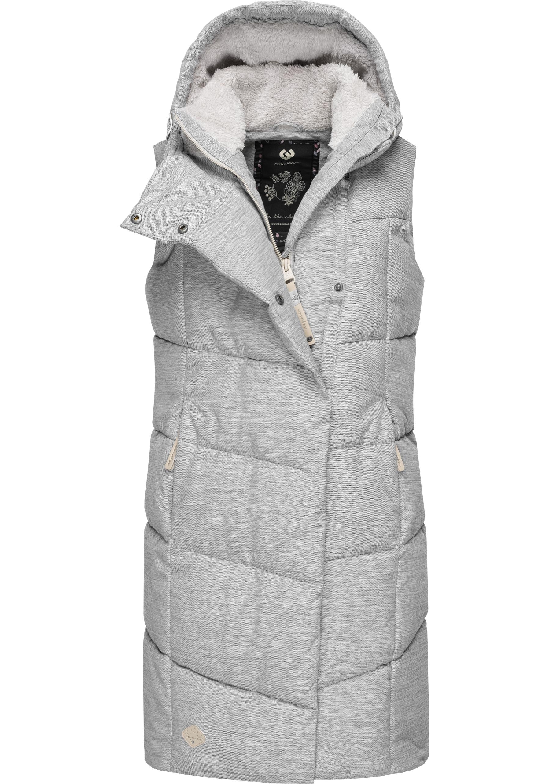 Ragwear Steppweste "Pavla Vest", stylische Winterweste mit Teddyfutter und günstig online kaufen