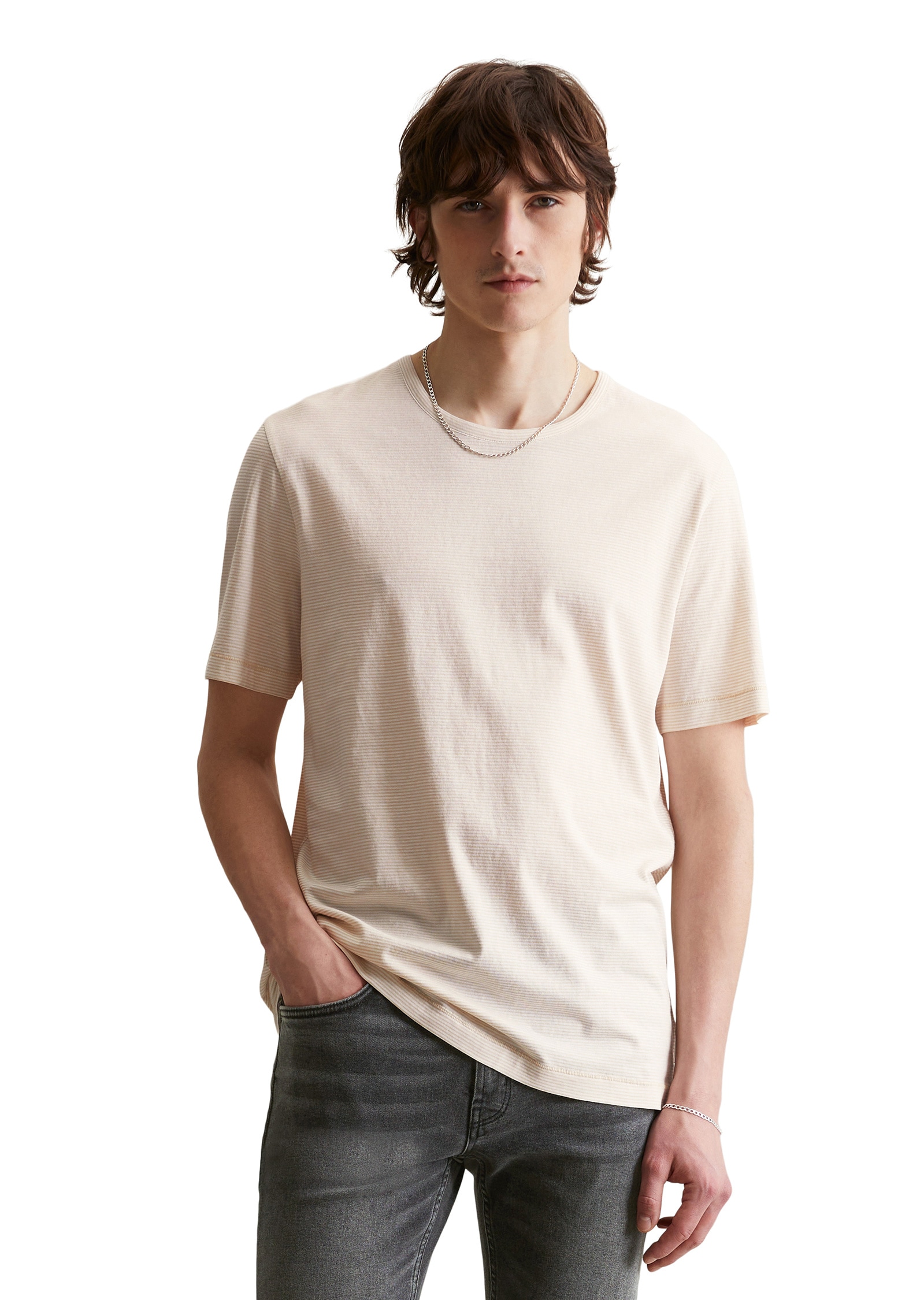 Marc OPolo DENIM T-Shirt "aus reiner Bio-Baumwolle" günstig online kaufen