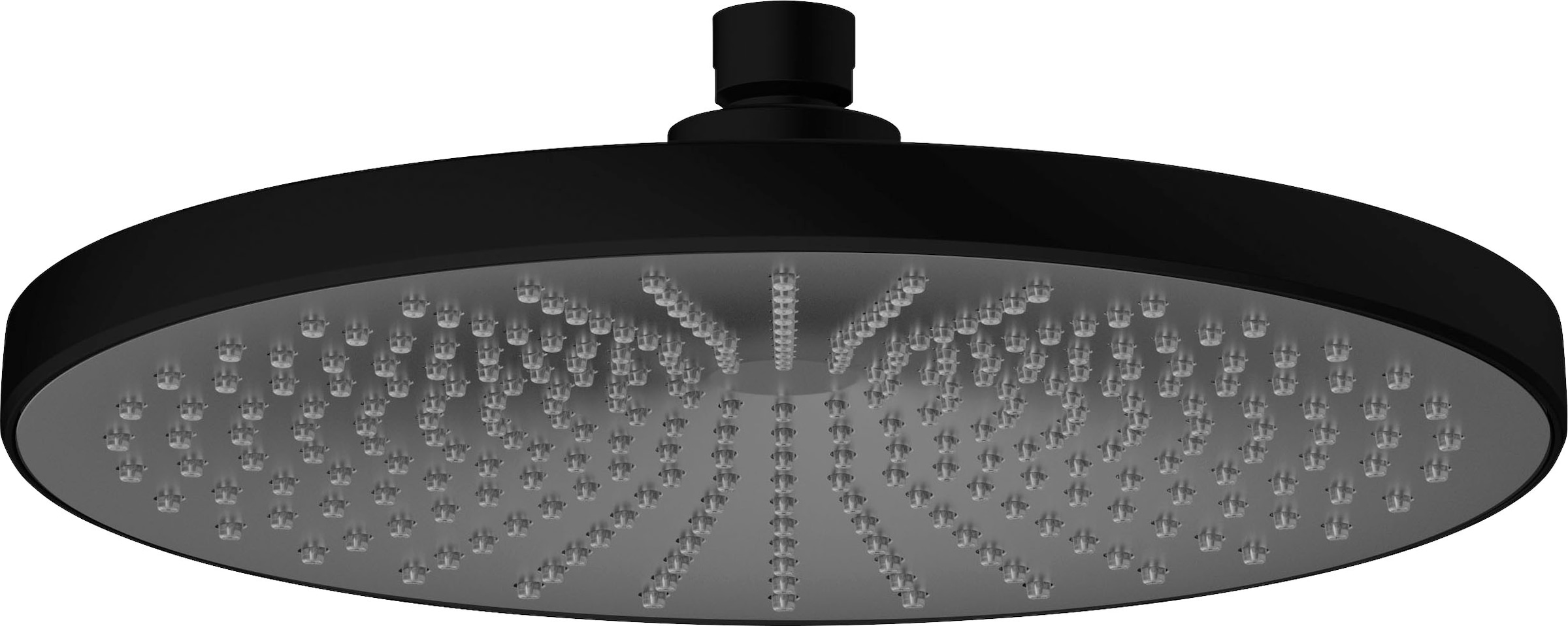 WENKO Regenduschkopf "Ultimate Shower" 1 Stk. tlg. Schwarz/Grau, Ø 25 cm günstig online kaufen