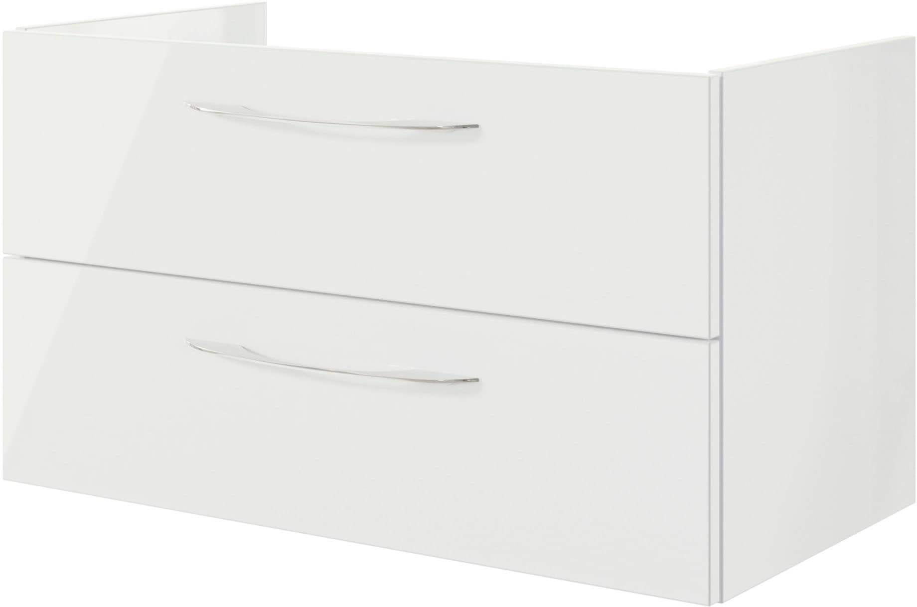 Saphir Waschtisch »Serie 4035«, 118 cm mit Keramik-Aufsatzbecken und Waschtischplatte