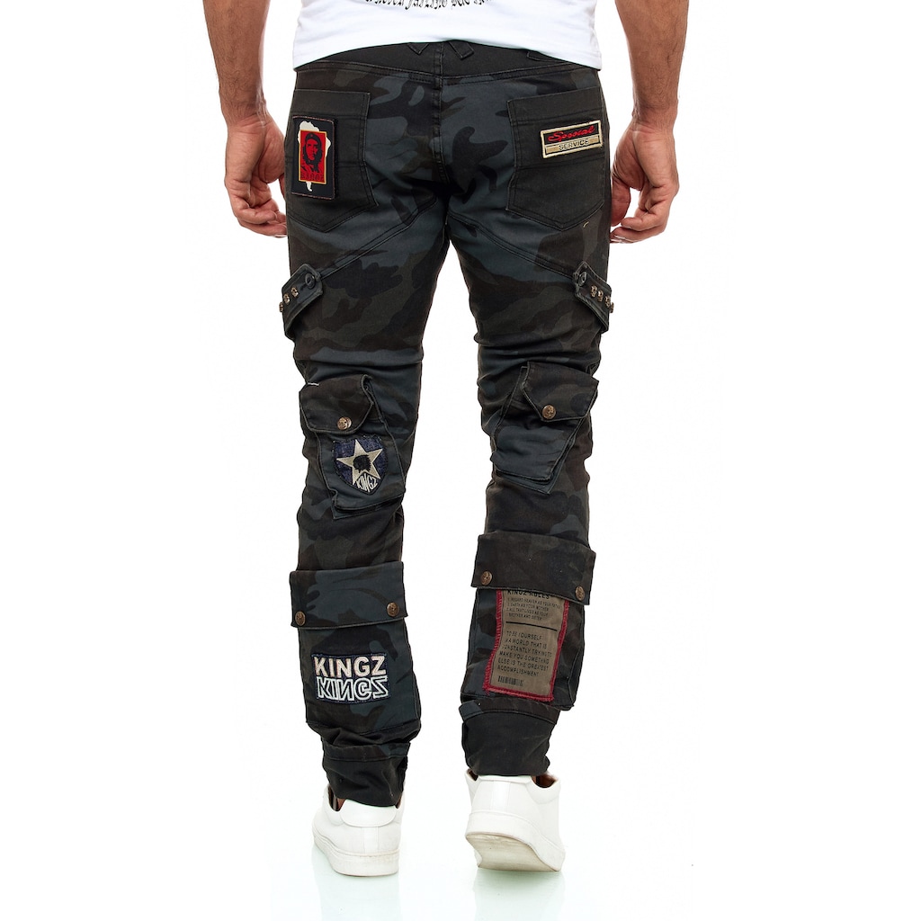 KINGZ Bequeme Jeans