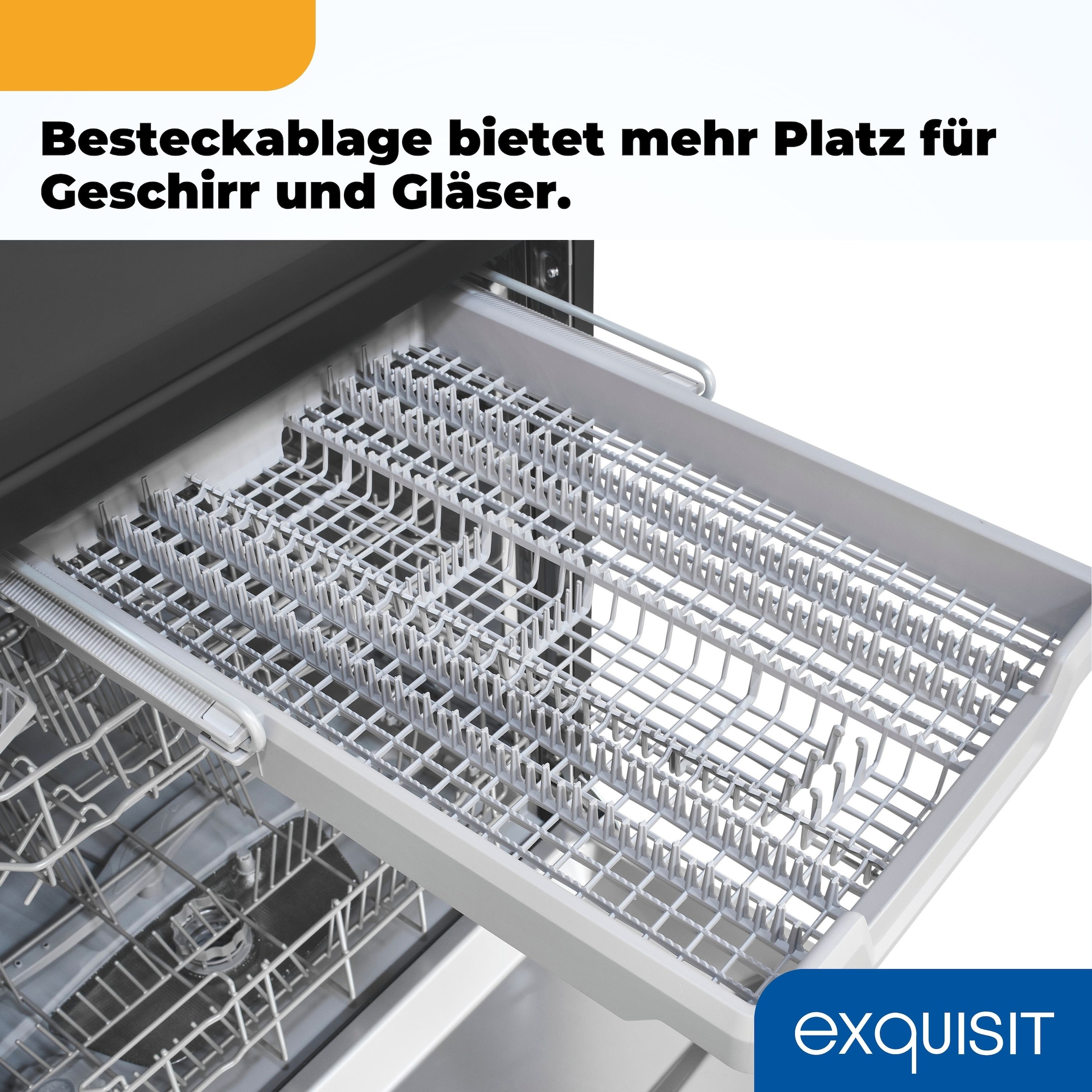 exquisit Standgeschirrspüler 6314 »GSP6314-030C schwarz« 10,2 l 14 tlg. Maßgedecke Effizient, leise, 14 Maßgedecke – smartes Spülen mit LED-Komfort