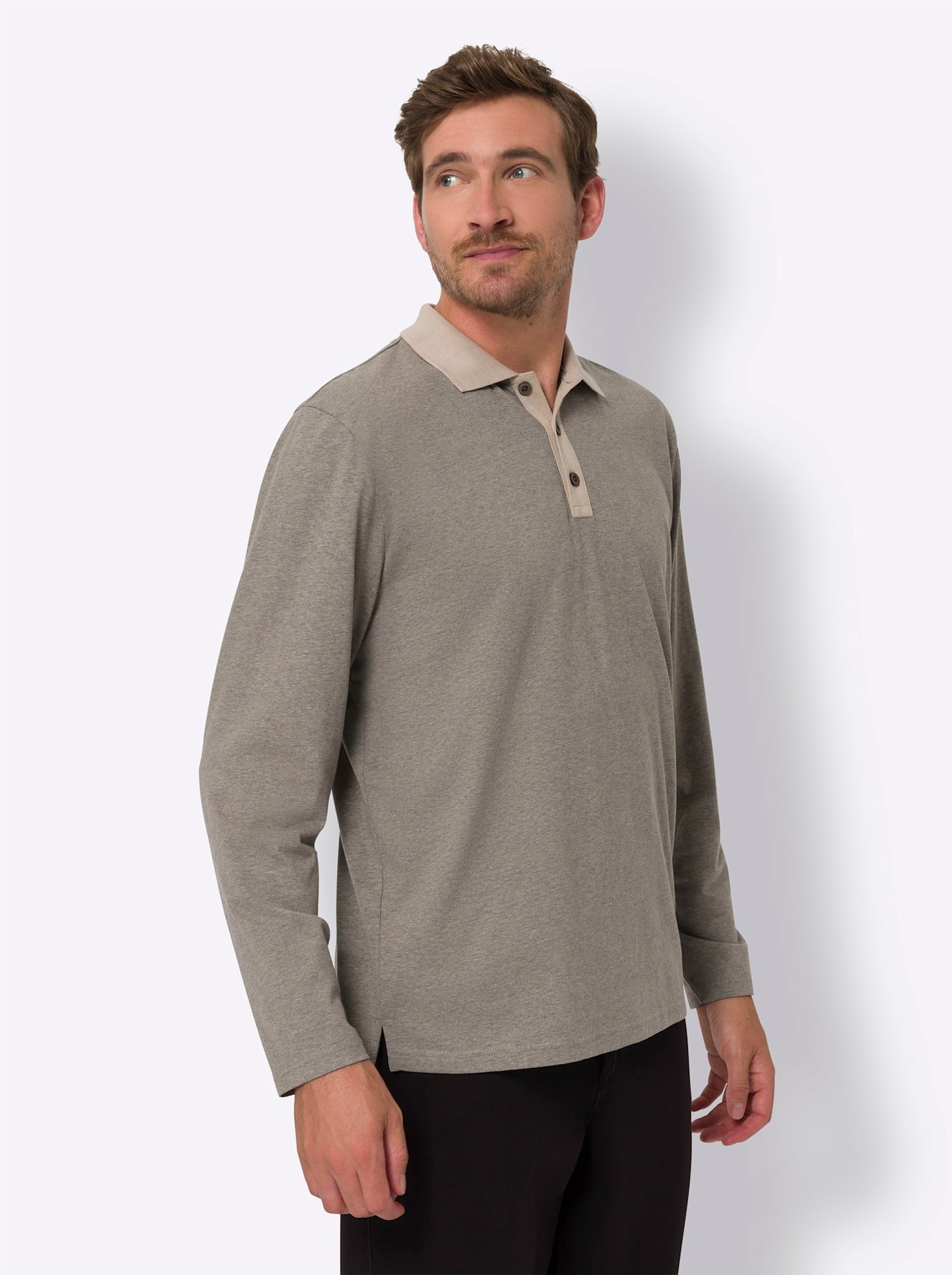 Classic Poloshirt "Langarm-Poloshirt" günstig online kaufen