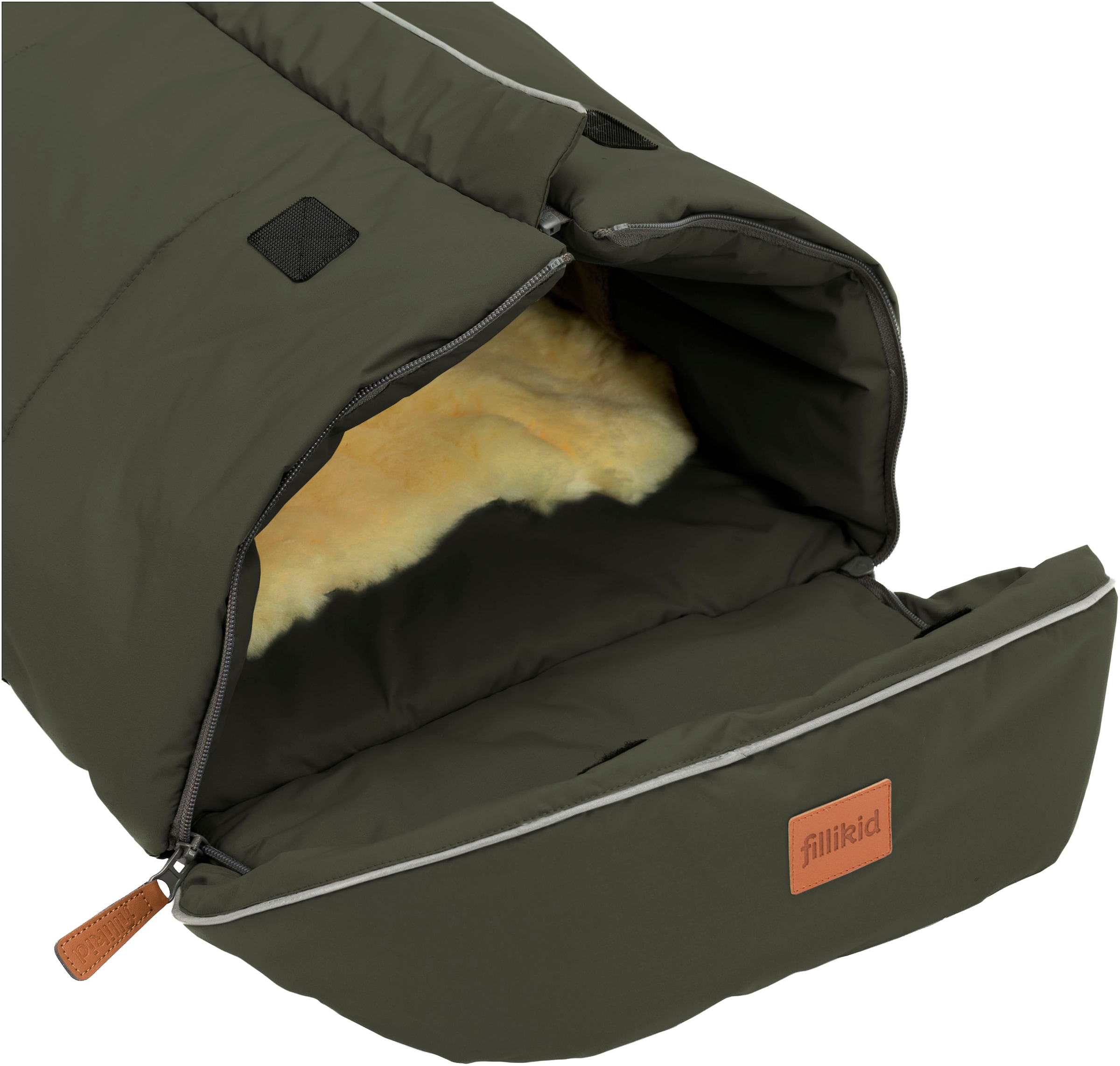 Fillikid Fußsack »Nanga Lammfell, Winterfußsack« mit herausnehmbarer Lammfellauflage