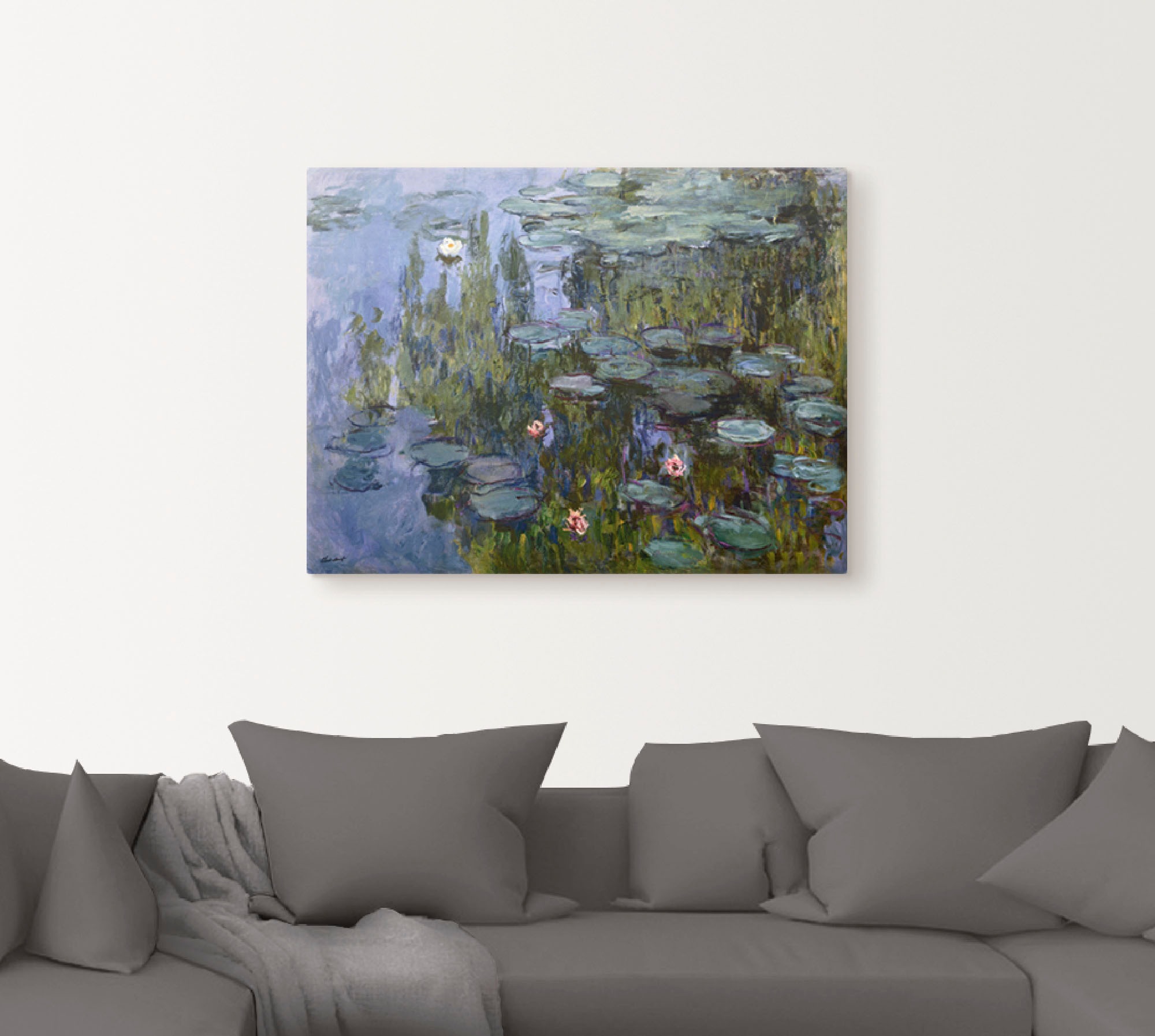 Artland Wandbild "Seerosen (Nympheas). 1918/1921." 1 Stk. tlg. als Leinwand günstig online kaufen