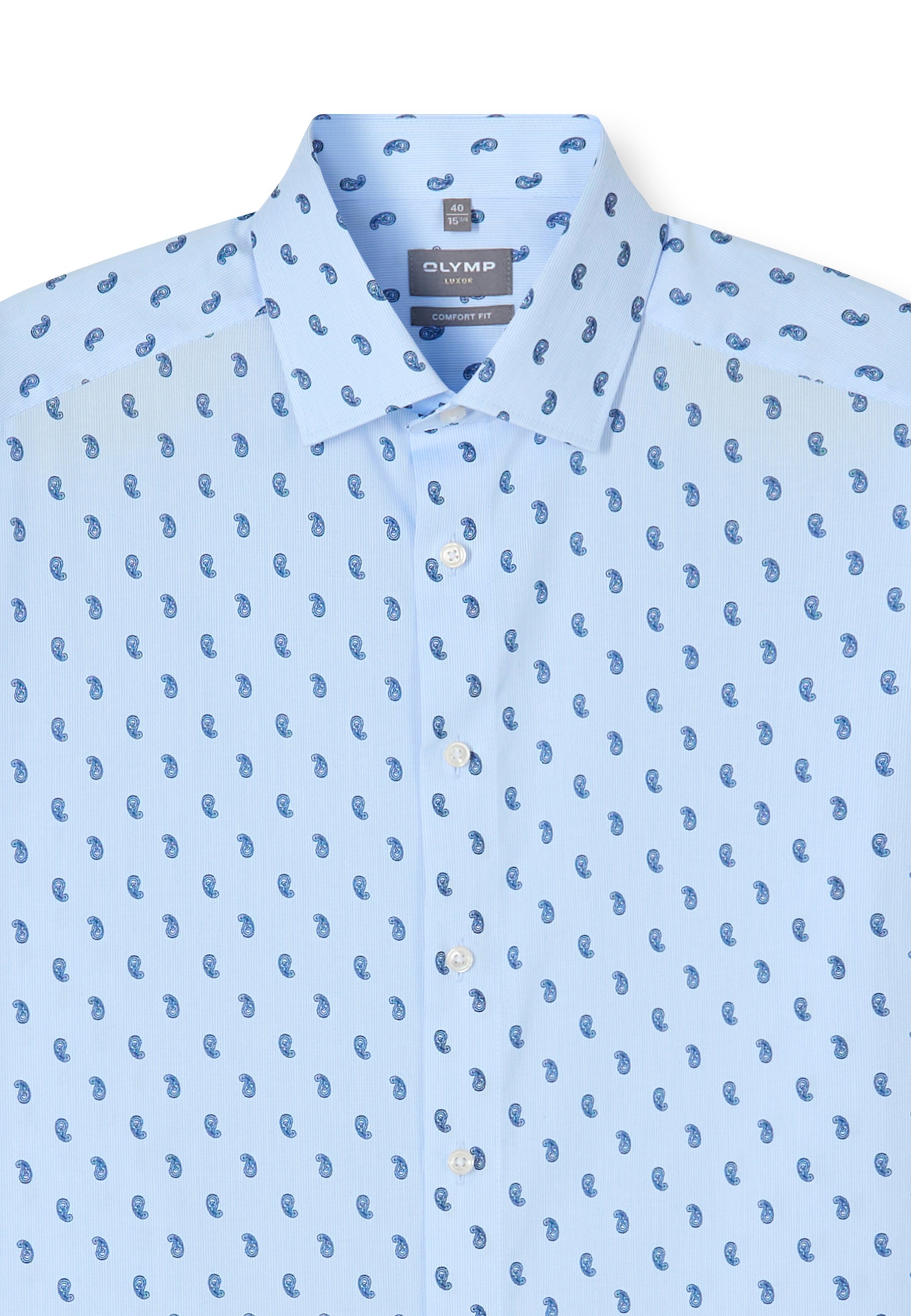 OLYMP Luxor Men's Dress Shirt Blue 40 2