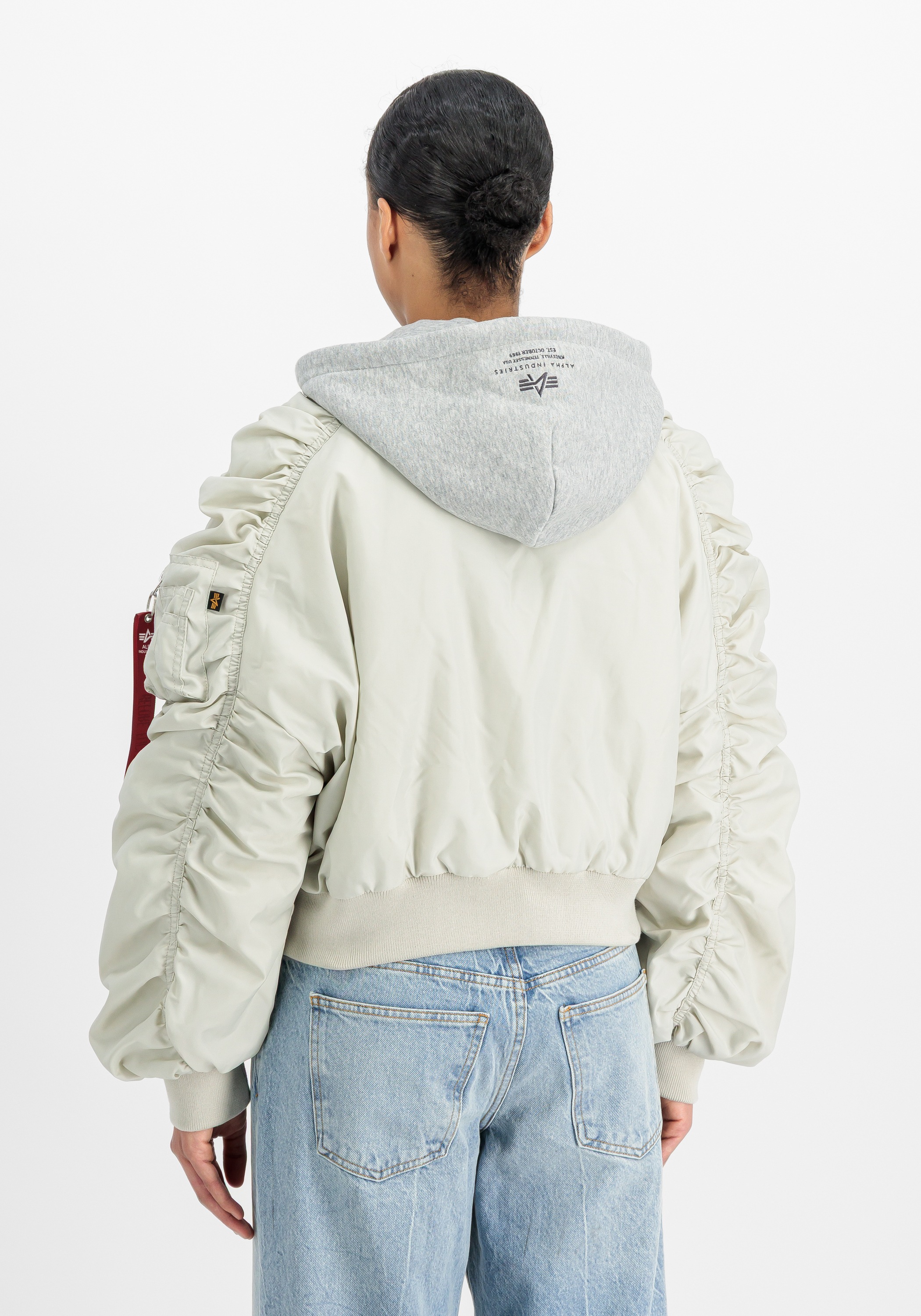Alpha Industries Bomberjacke »Short Hooded Bomber Light W«