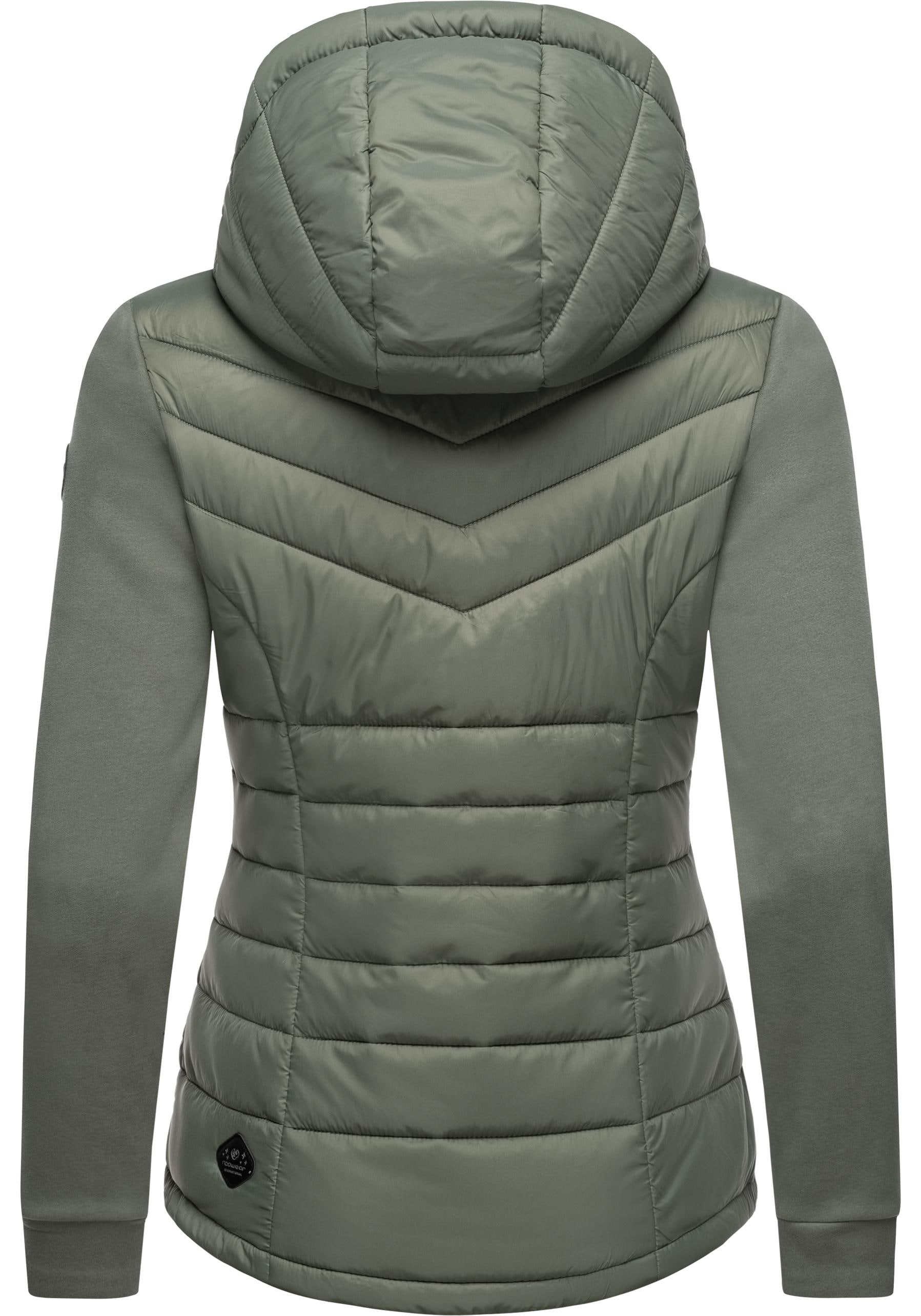 Ragwear Outdoorjacke »Sandrra«, mit Kapuze, Steppjacke aus modernem Materialmix mit Kapuze