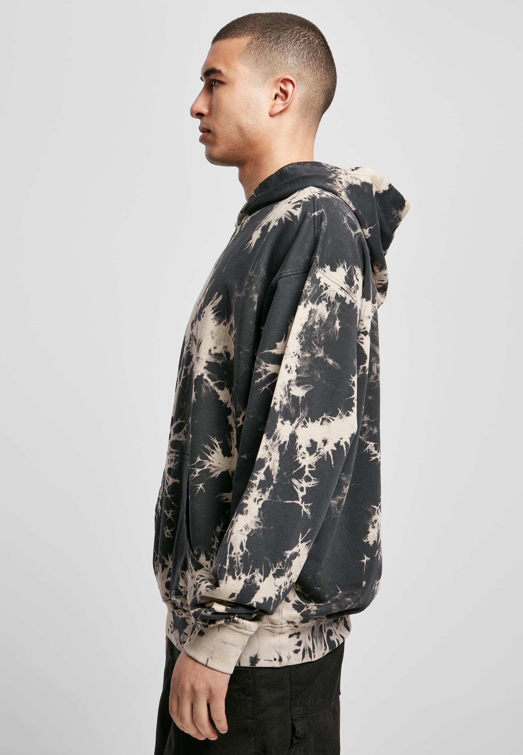 URBAN CLASSICS Sweatshirt »Urban Classics Herren Bleached Hoody«, (1 tlg.)