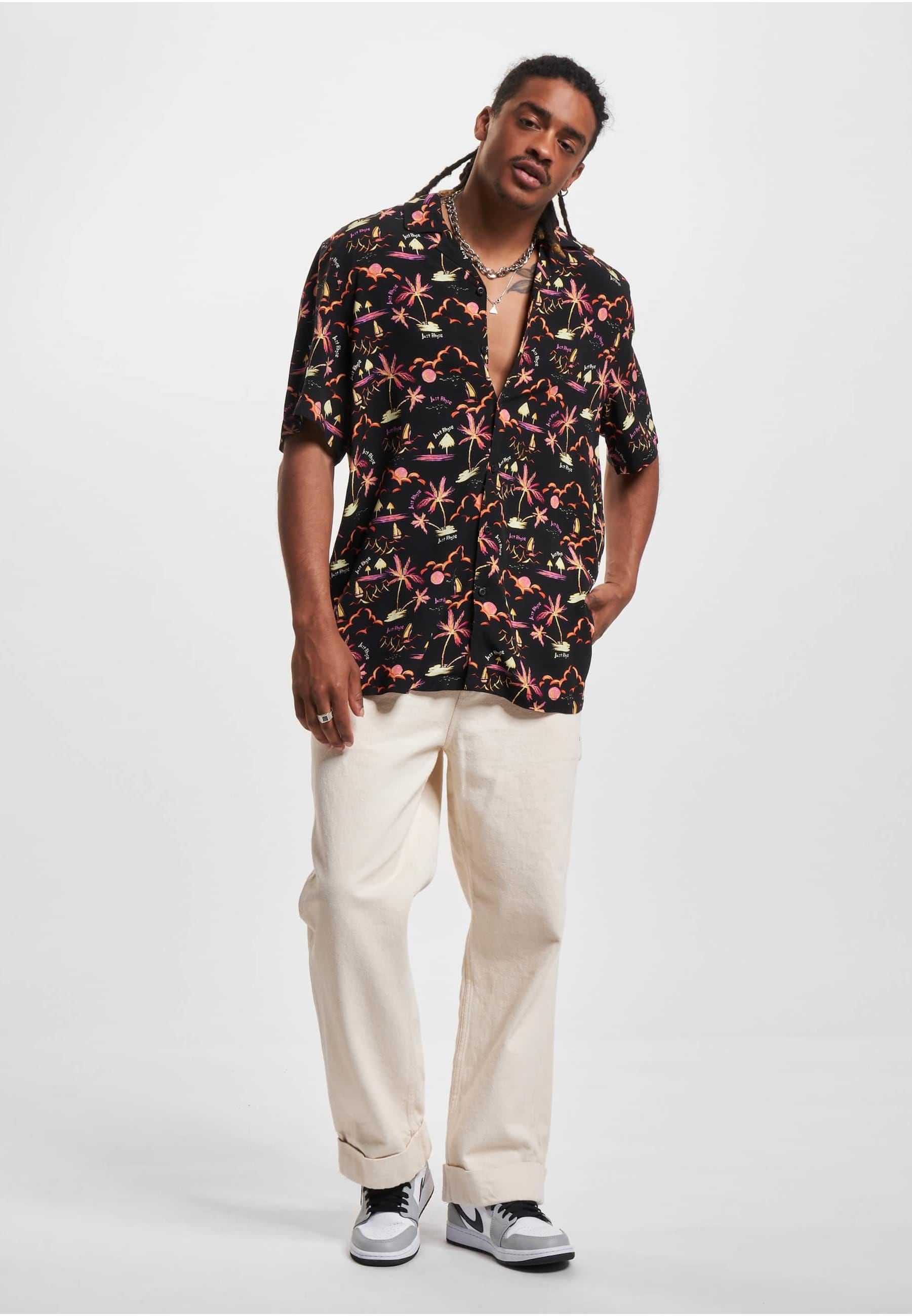 Just Rhyse Langarmhemd »Just Rhyse Herren Just Rhyse Shirt Waikiki« 1 Stk.