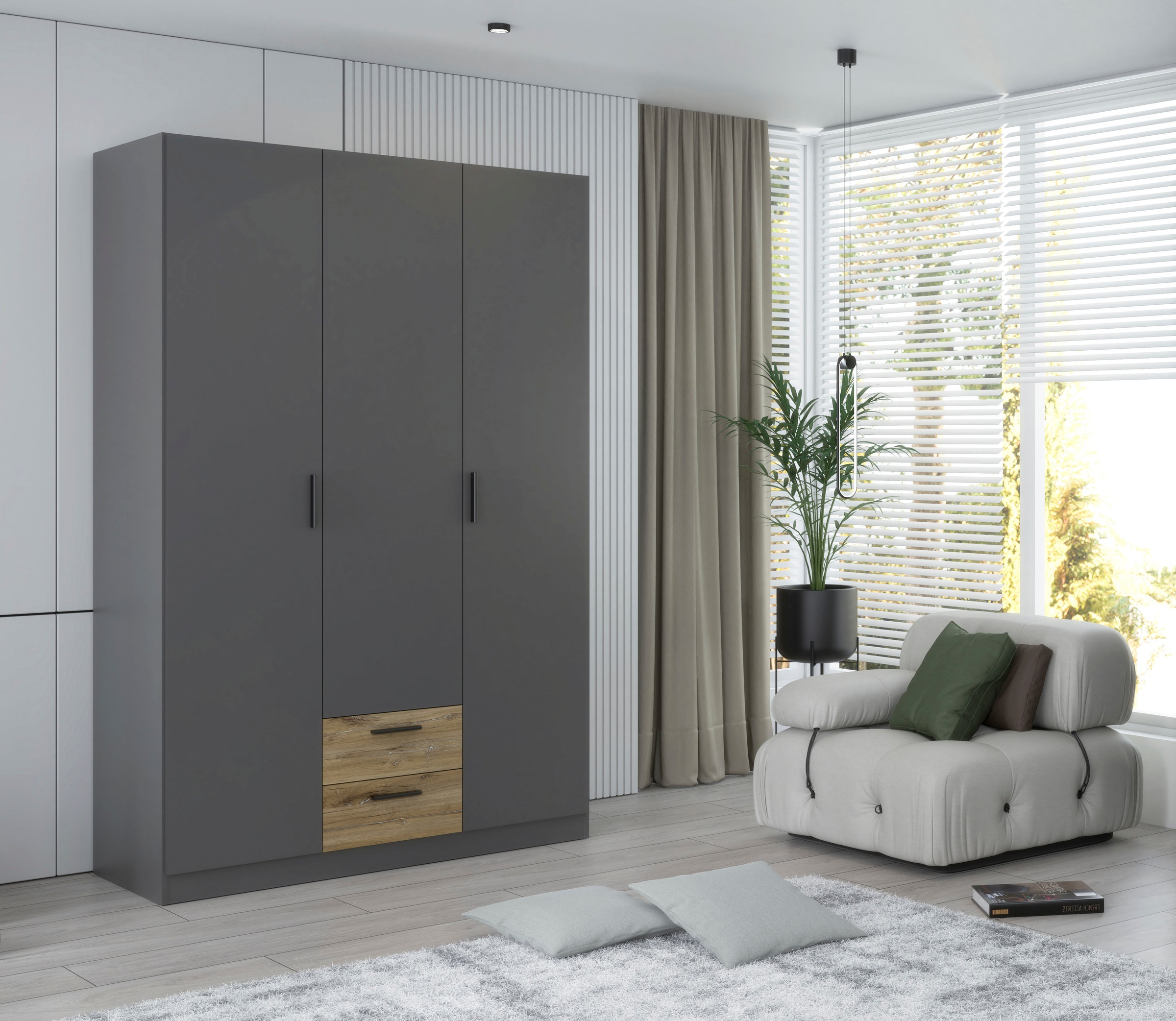 FORTE Drehtürenschrank, mit 5 Einlegeböden günstig online kaufen