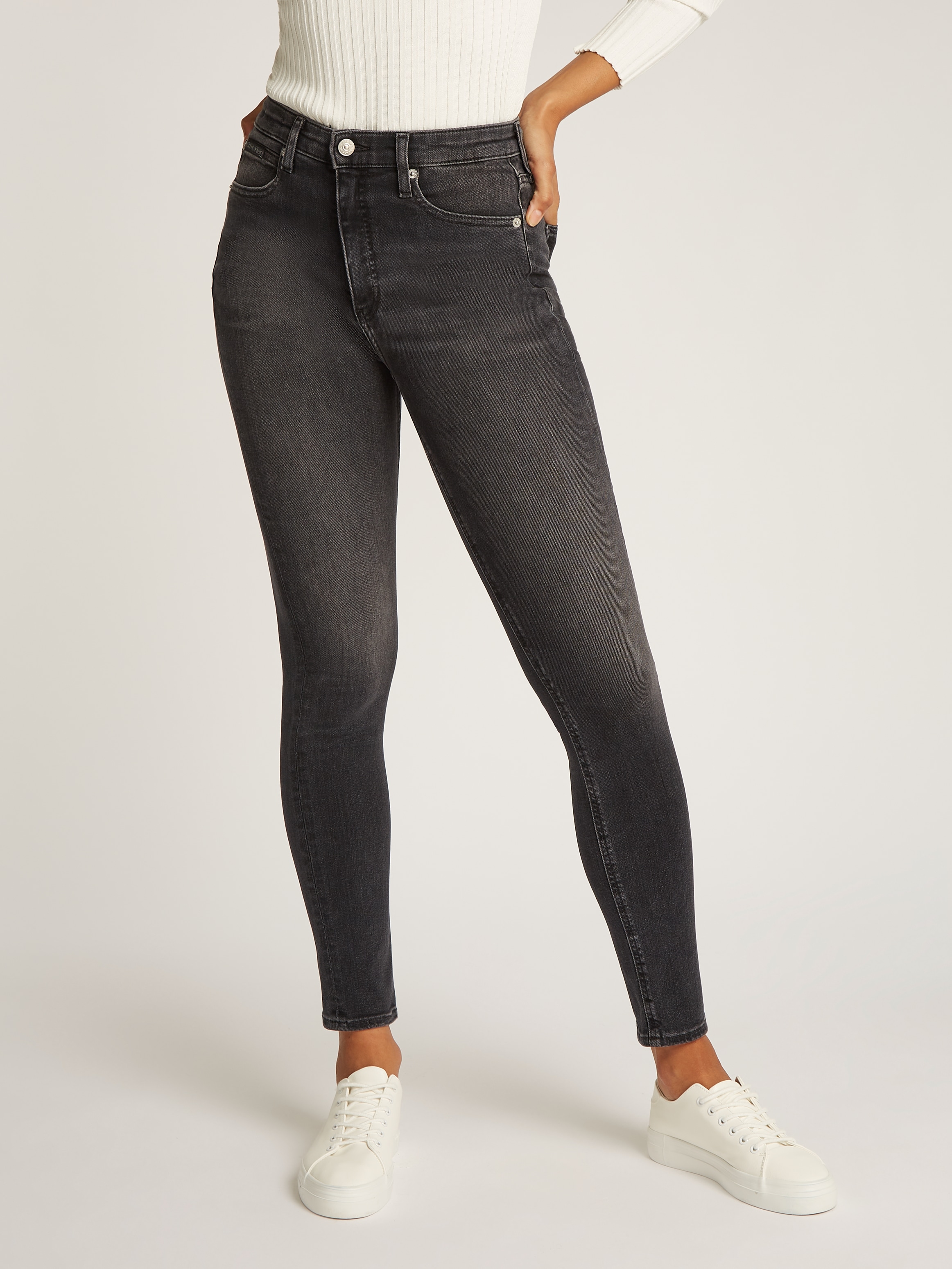 Calvin Klein Jeans Skinny-fit-Jeans "HIGH RISE SKINNY", mit Coinpocket, lei günstig online kaufen