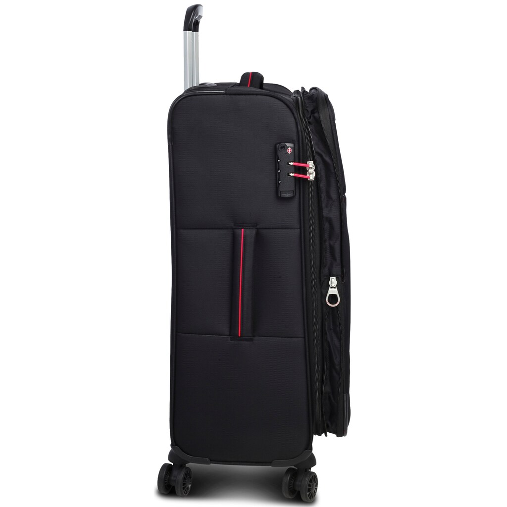 WORLDPACK Trolleyset »Denver, schwarz«, (3 tlg.)