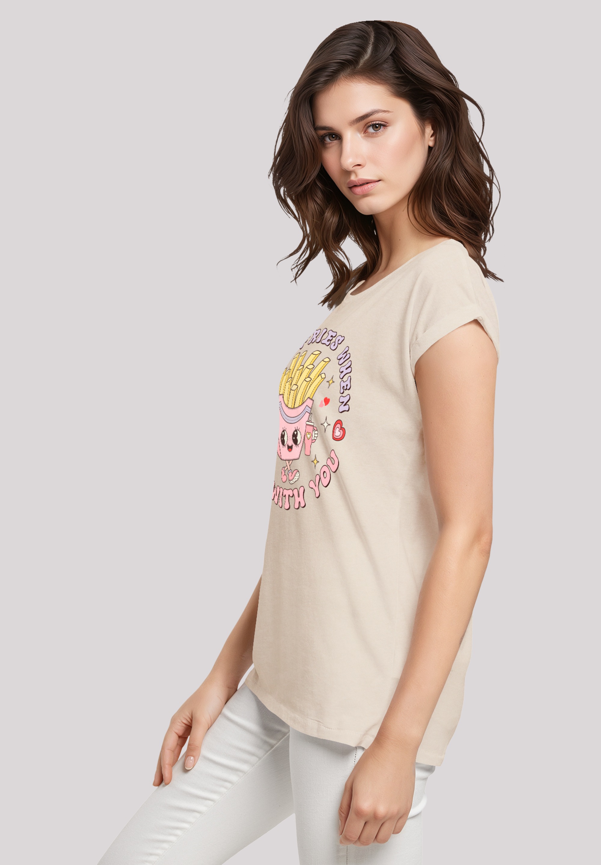 F4NT4STIC T-Shirt »Time Fries when I am with you«, Premium Qualität