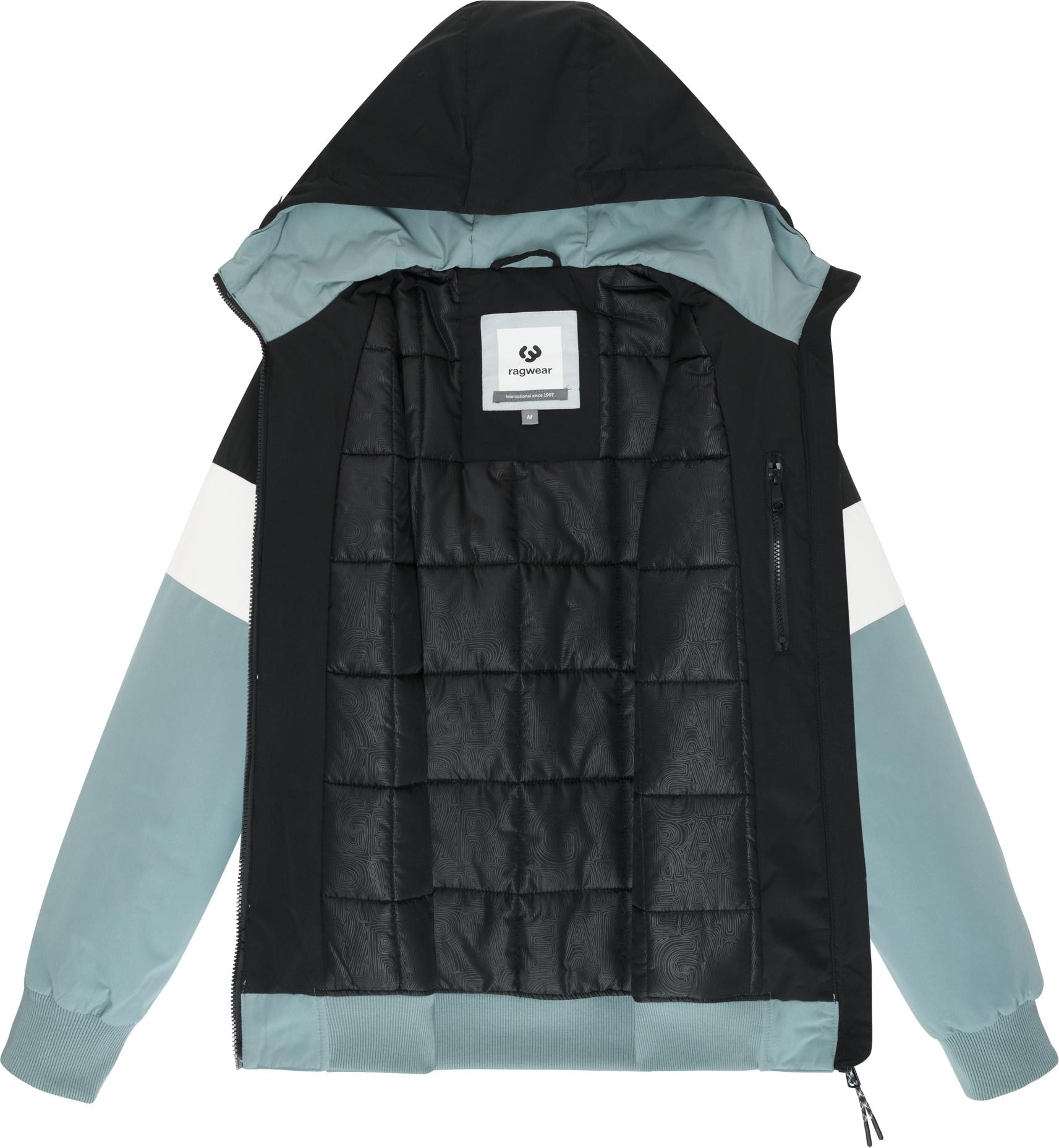 Ragwear Winterjacke »Jinig Warm YOUMODO«, mit Kapuze, Gefütterte Herren Colourblocking Bomberjacke mit Kapuze