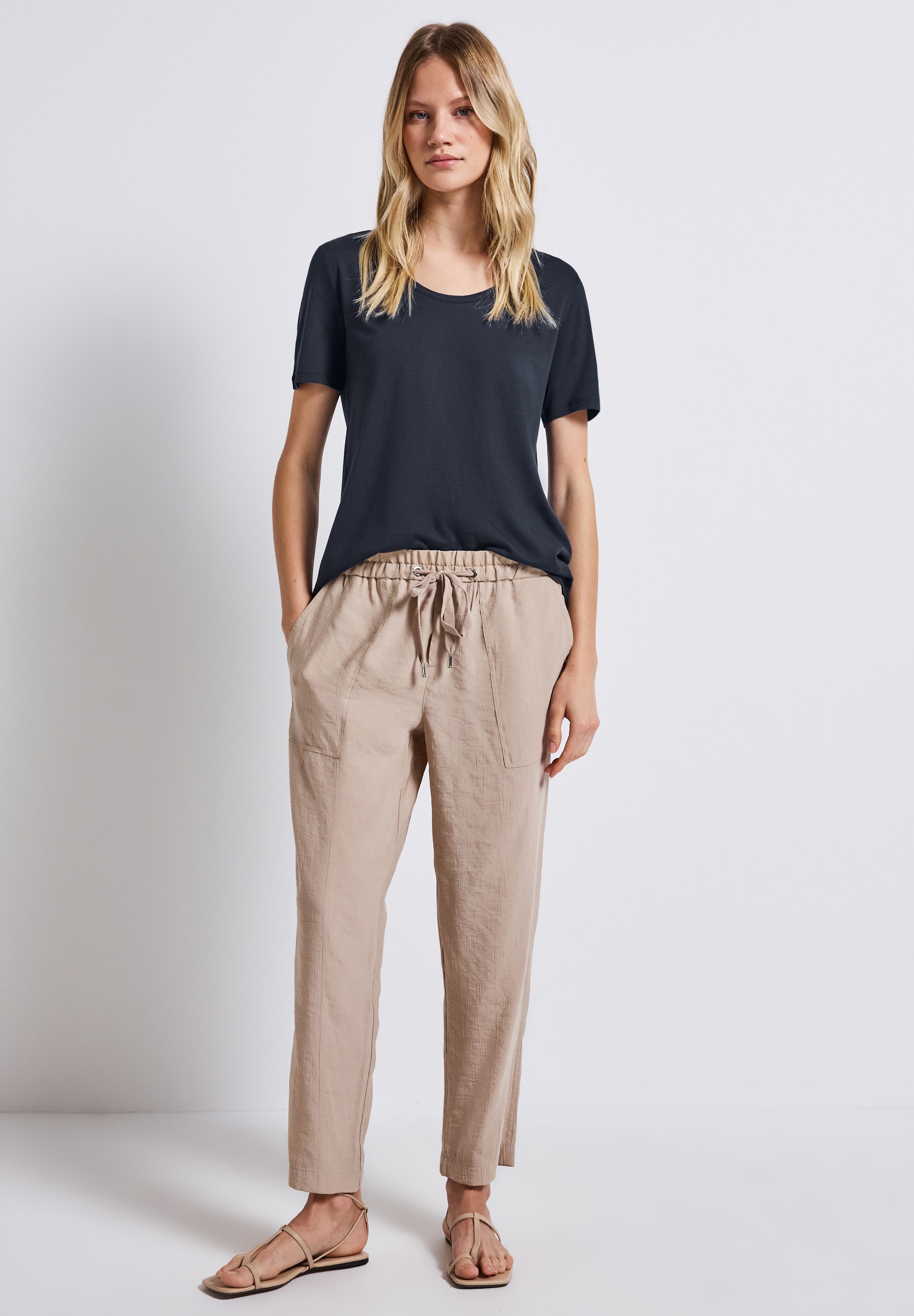 Thumbnail - STREET ONE T-Shirt mit V-Ausschnitt