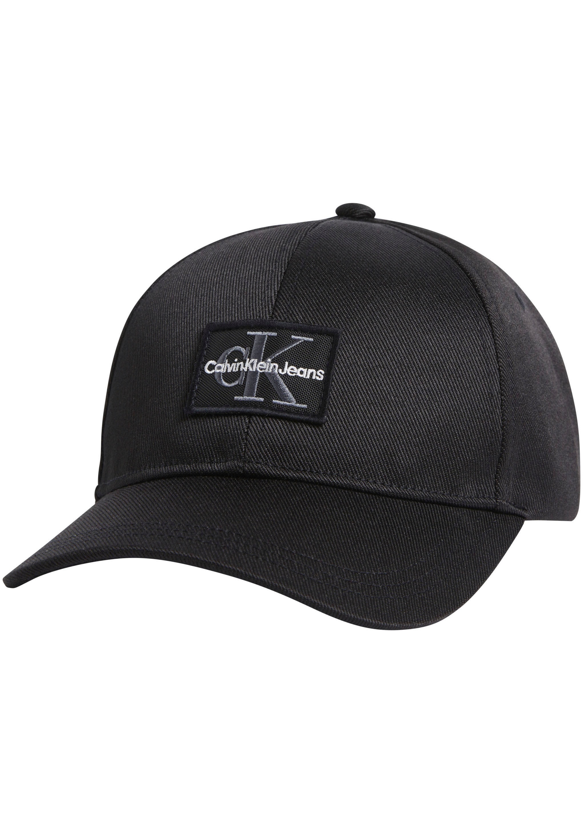 Calvin Klein Baseball Cap "MONO LOGO PATCH CAP", leichten Schimmereffekt, Logopatch