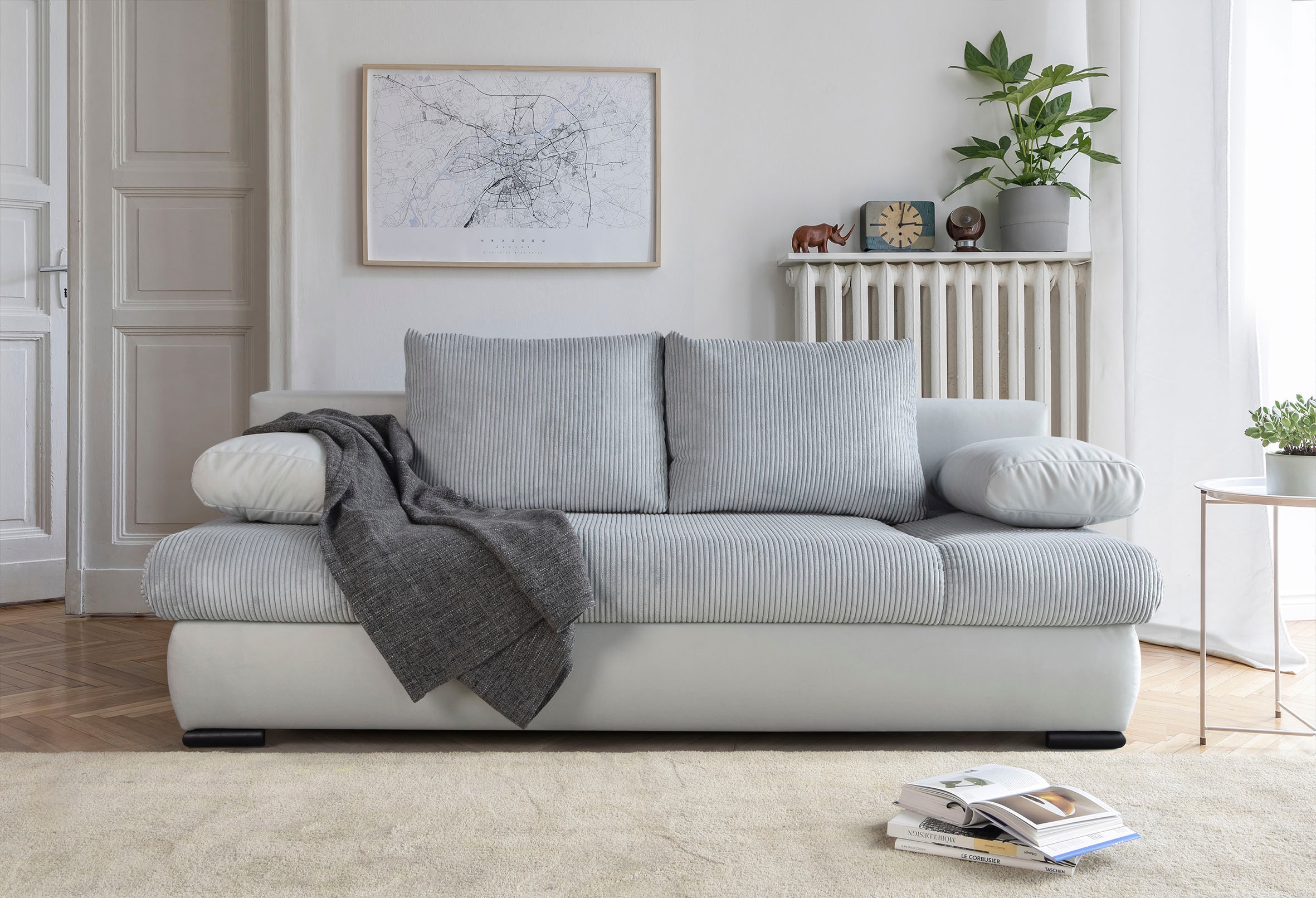 COLLECTION AB Schlafsofa "Chicago", mit Bettfunktion und Bettkasten, im Cor günstig online kaufen