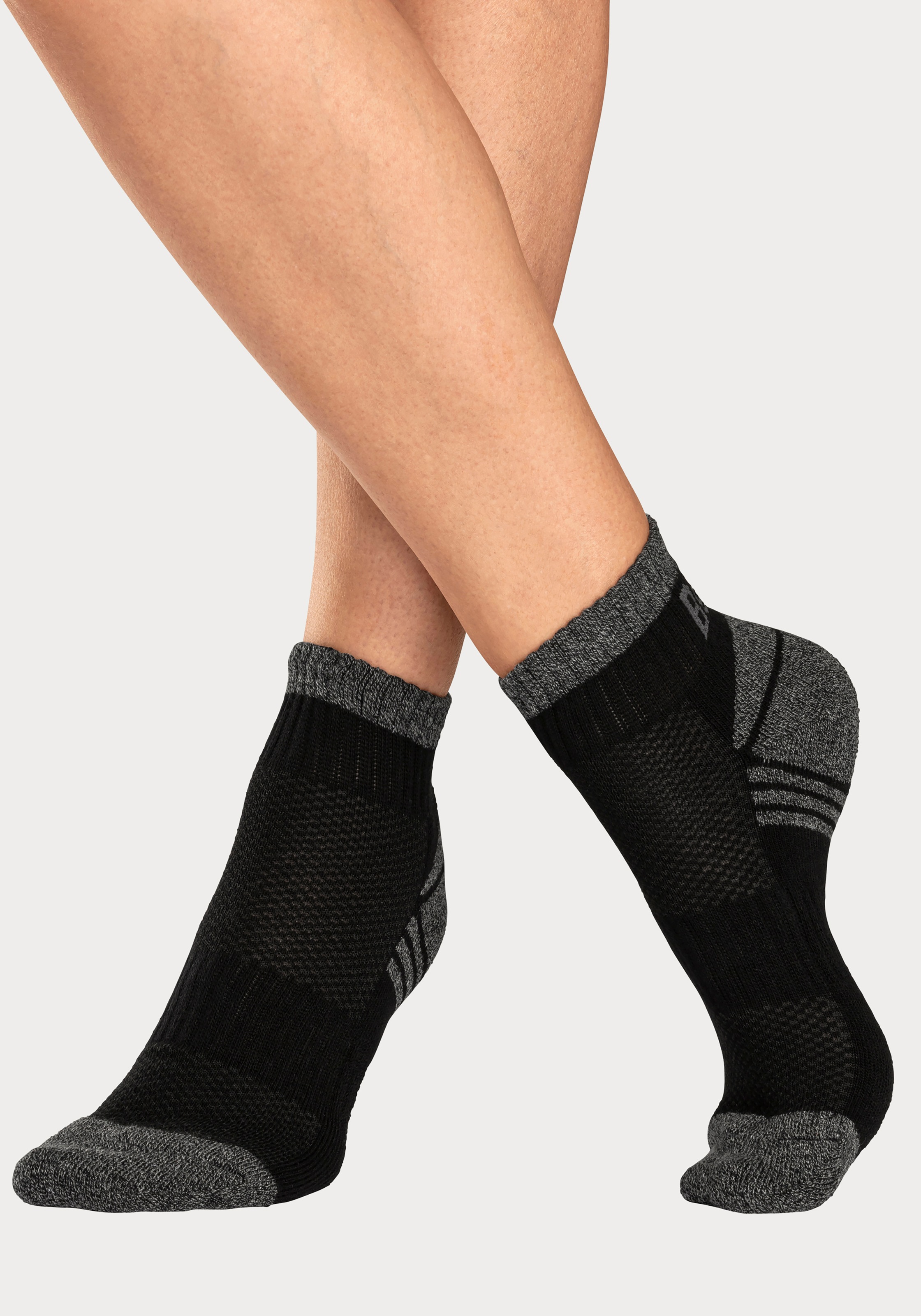 Thumbnail - Bench. Kurzsocken Packung, 3 Stk. tlg. mit Mittelfußgummi und Pikee
