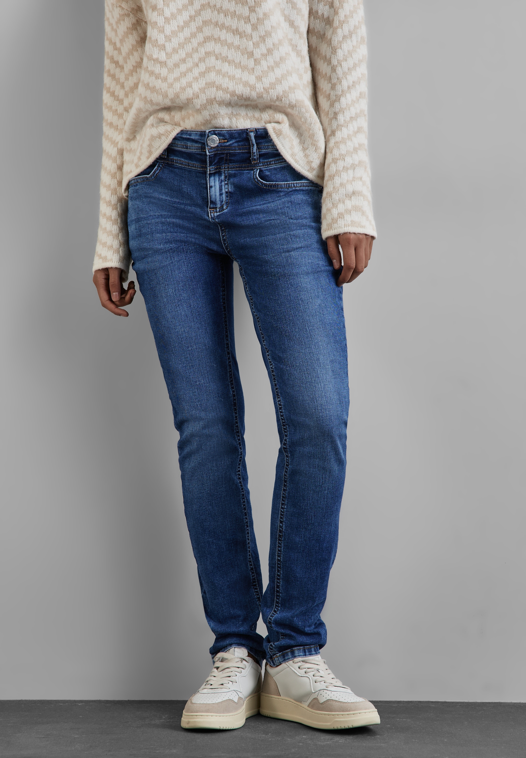 STREET ONE Comfort-fit-Jeans, High Waist günstig online kaufen