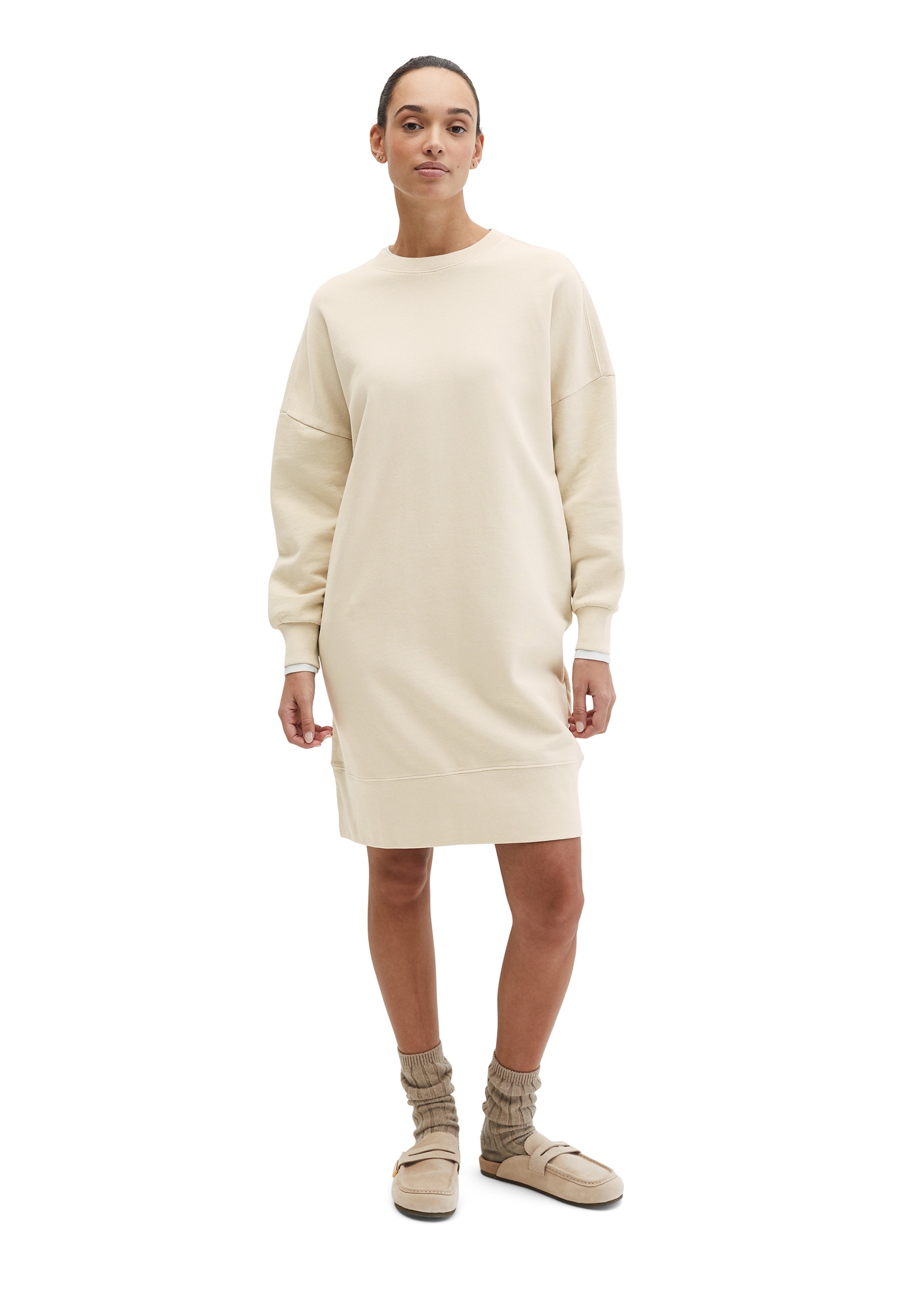 Marc O'Polo Jerseykleid »mit recycelter Baumwolle«