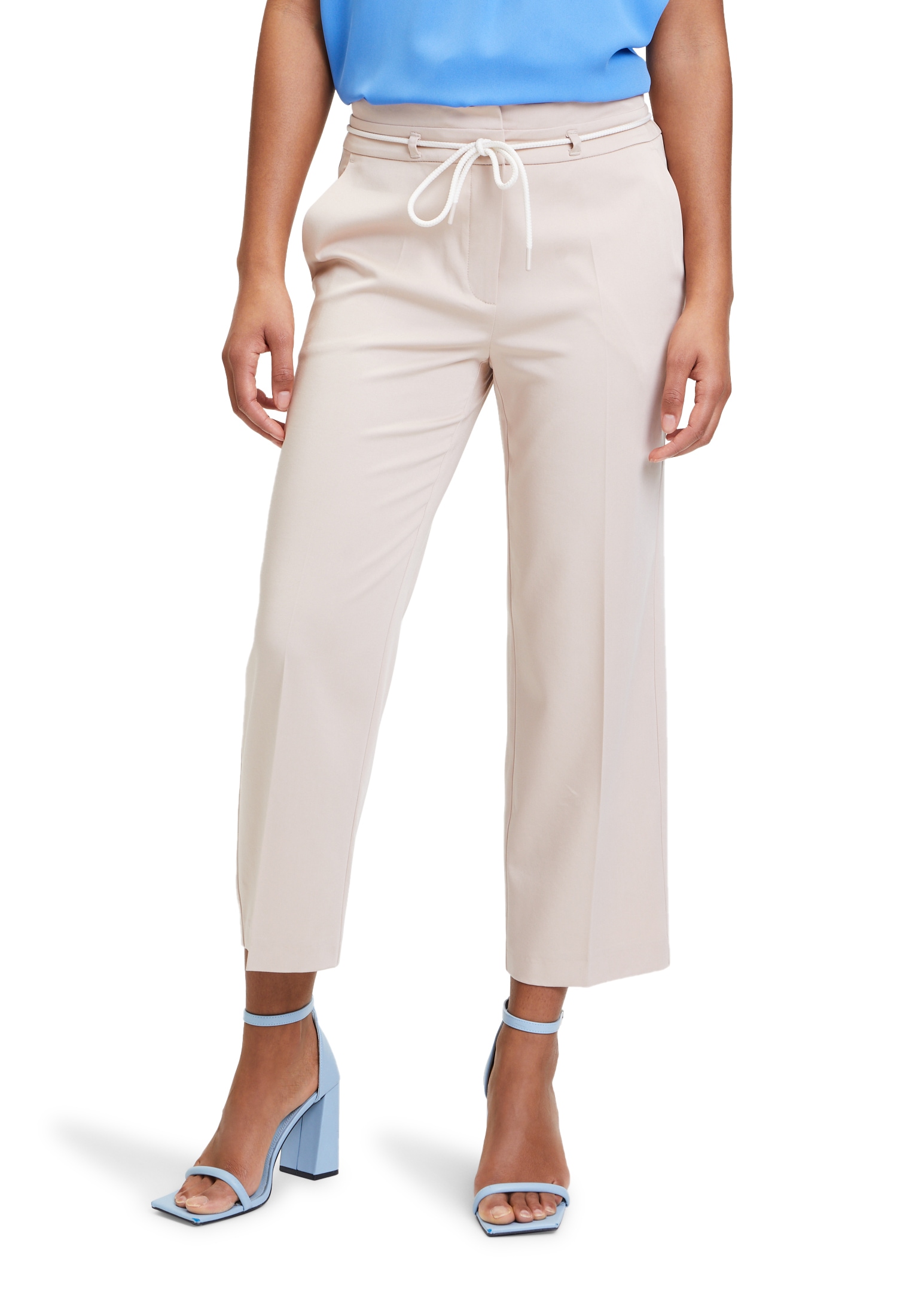 Betty&Co Anzughose "Betty & Co Damen Anzughose mit Bindegürtel", Bindeband günstig online kaufen