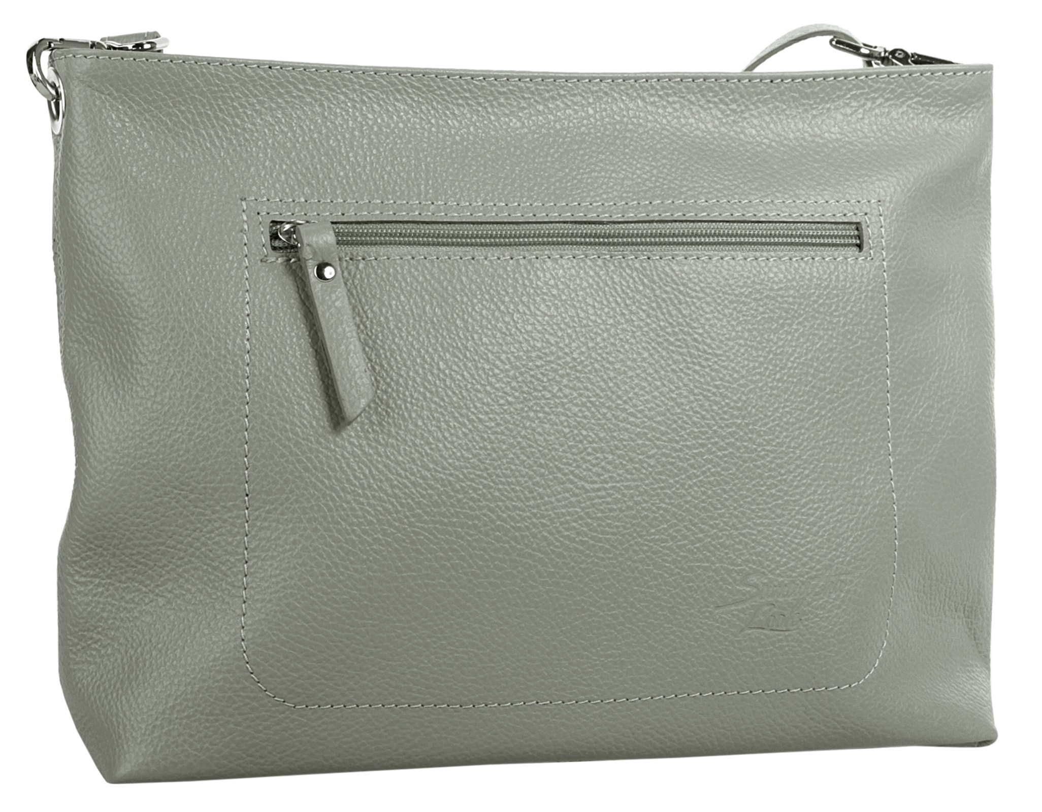 Samantha Look Umhängetasche echt Leder, Made in Italy