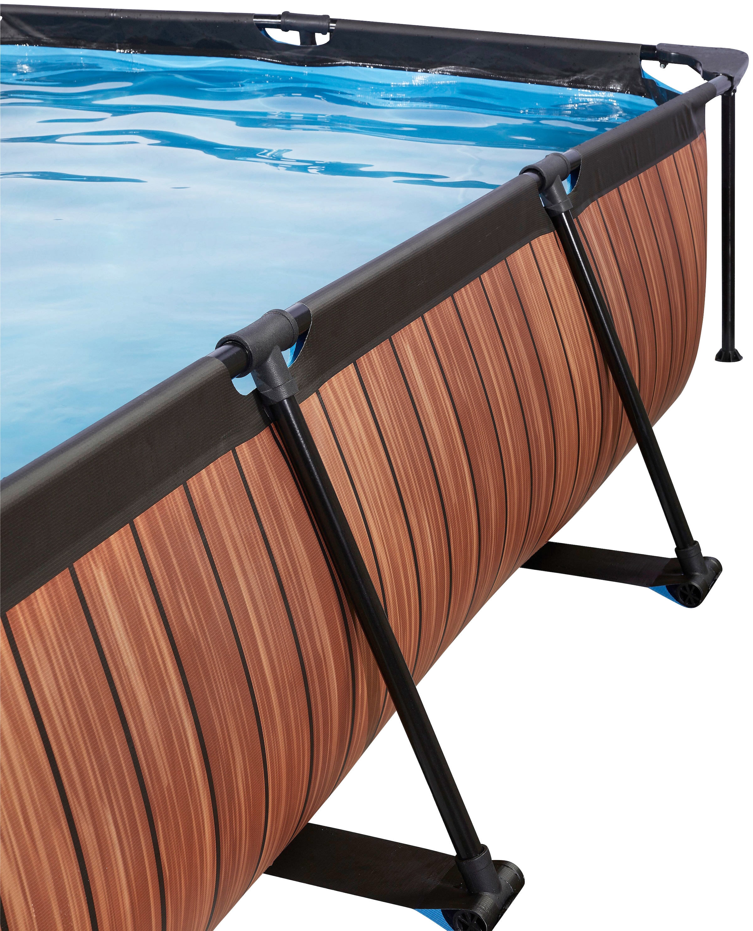EXIT Framepool, (Set, 3 tlg.), BxLxH: 200x300x65 cm, mit Kartuschenfilter und Abdeckung