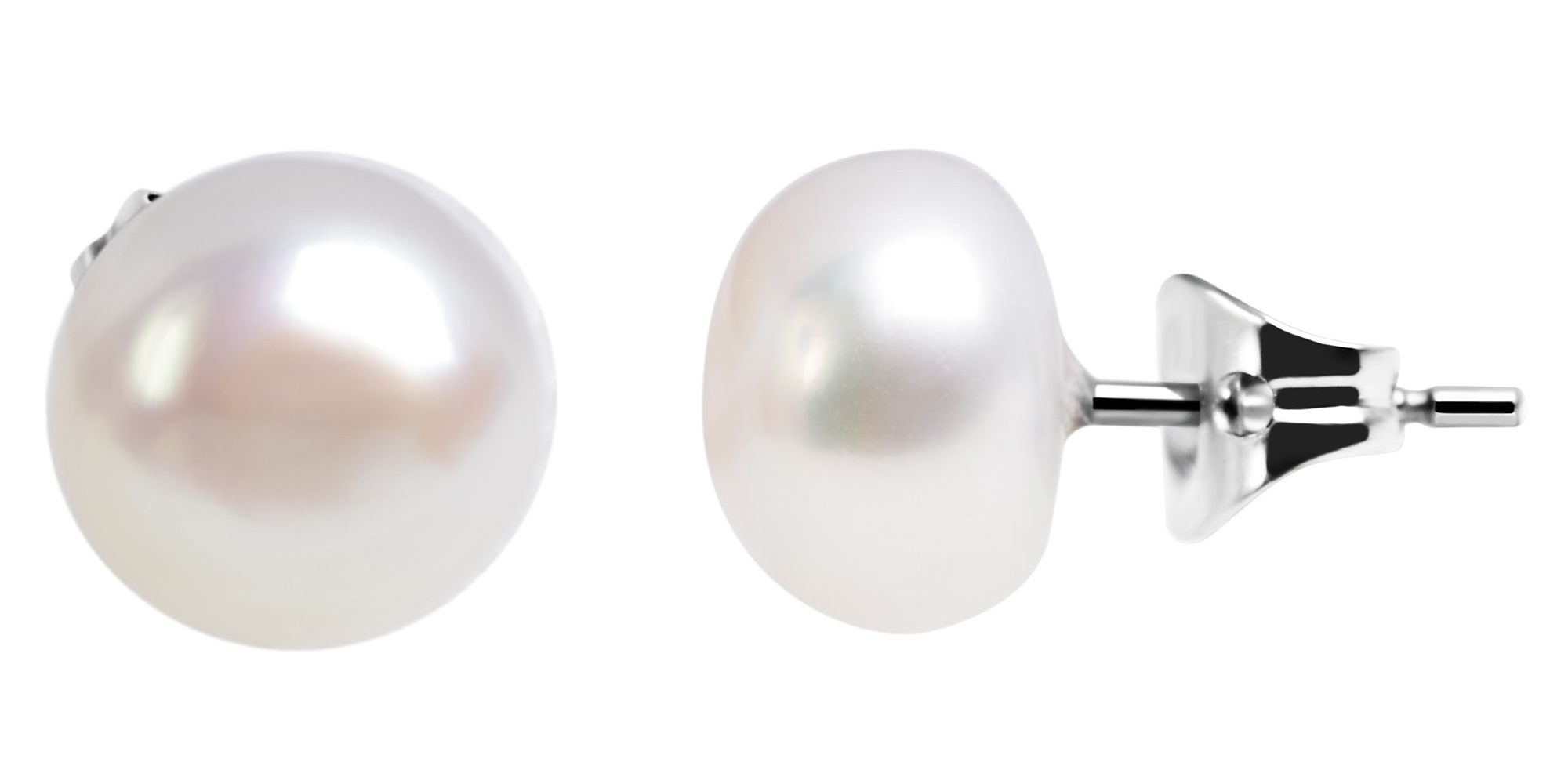 Adelia´s Paar Ohrhänger »Damen Ohrringe – Ohrstecker aus Edelstahl mit Perle« Zum Verschenken – ideal zum Weihnachten