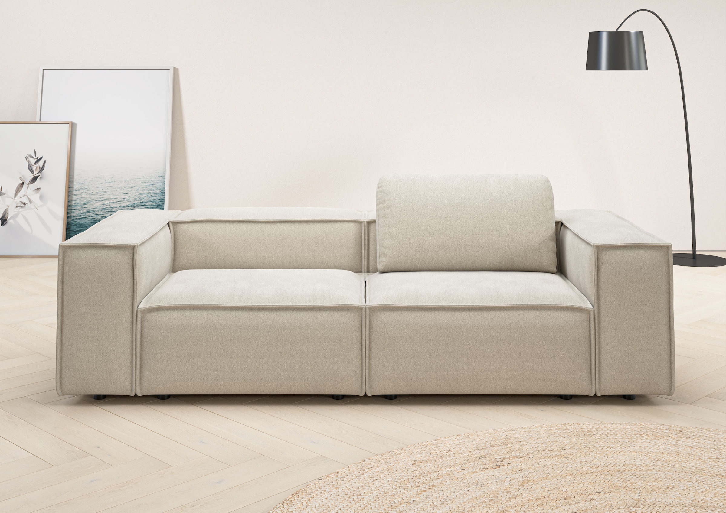 PLACES OF STYLE 2-Sitzer "Watertown, modernes Sofa 246 cm breit, auch in Fe günstig online kaufen