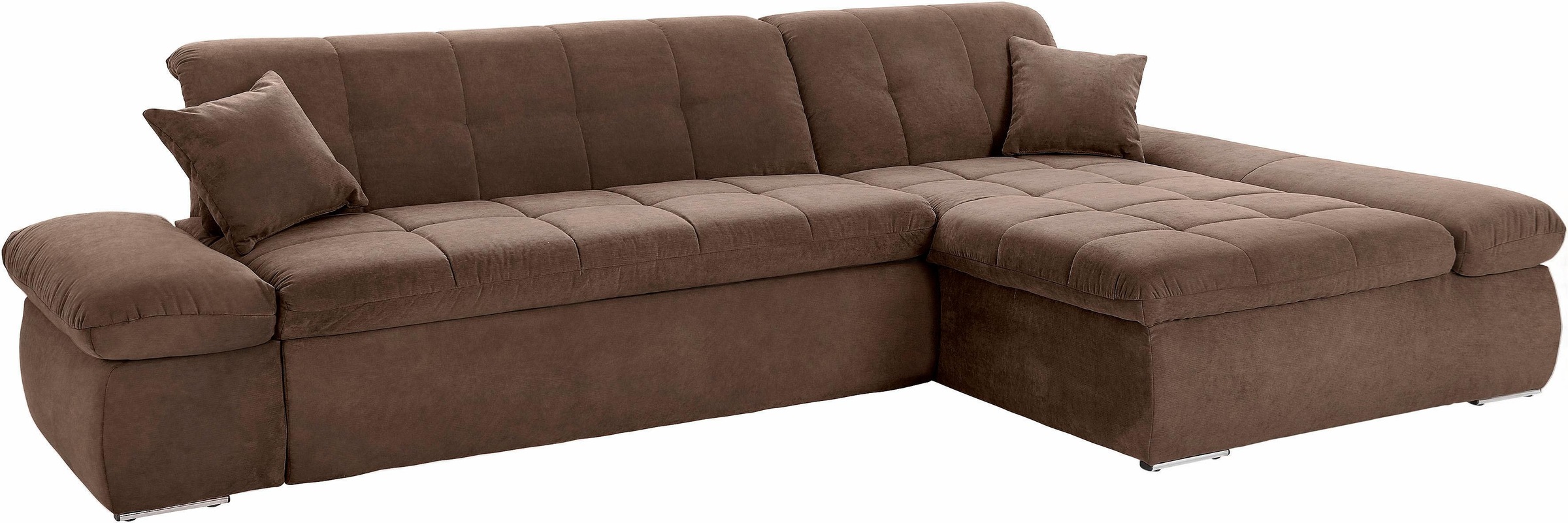 DOMO collection Ecksofa "NMoric XXL, B/T/H: 300/172/80cm, L-Form" wahlweise günstig online kaufen