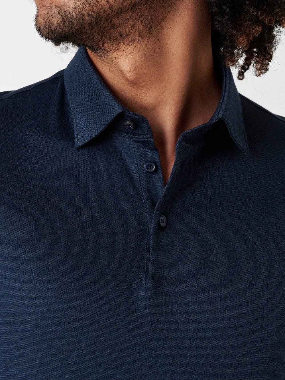 DESOTO Poloshirt »Essential Polo Kent 1/2«, Mit Rundhalsausschnitt
